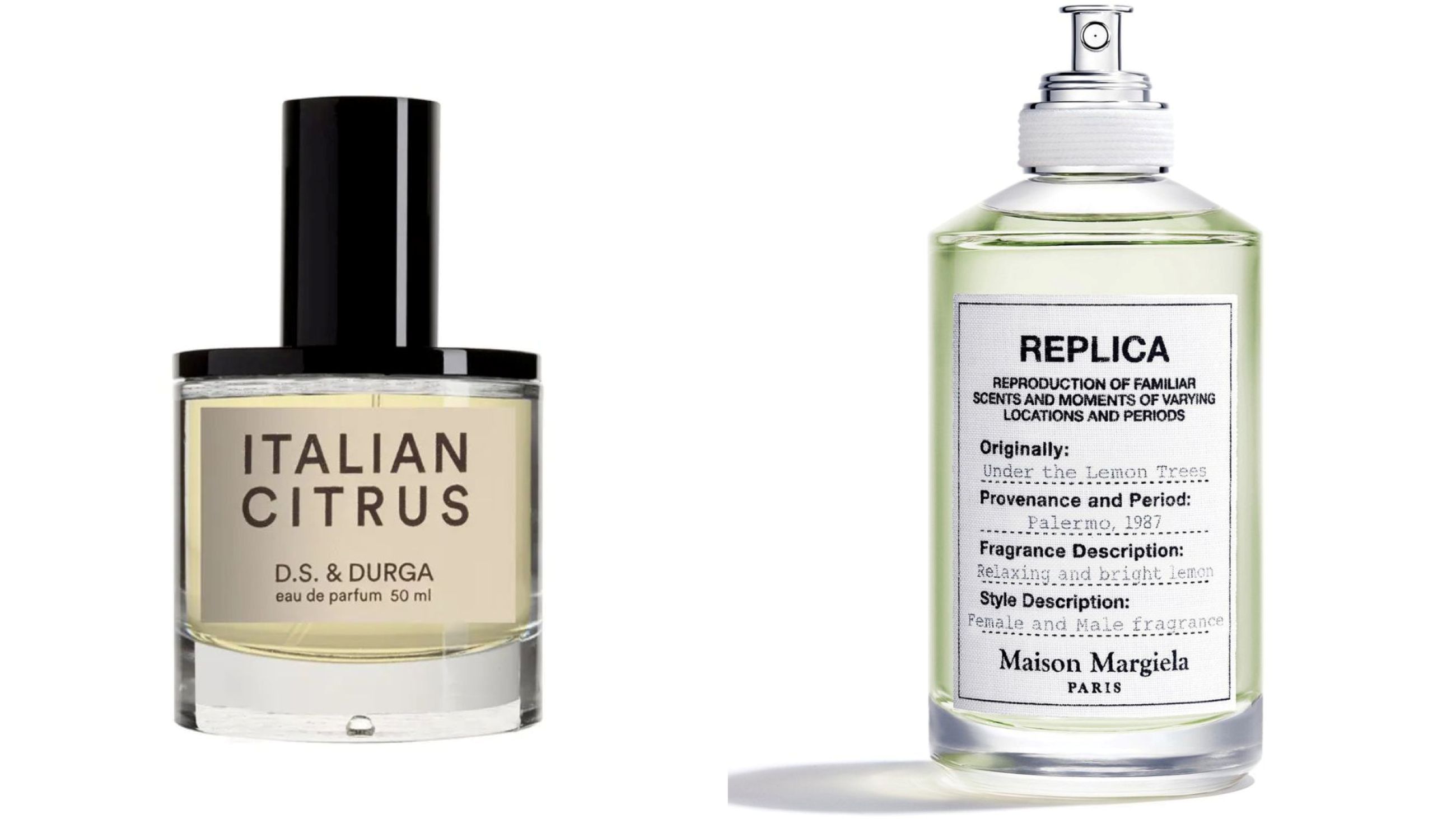 Maison Margiela Replica, Under The Lemon Trees; D.S. & Durga, Italian Citrus - Credits: Courtesy Press Office