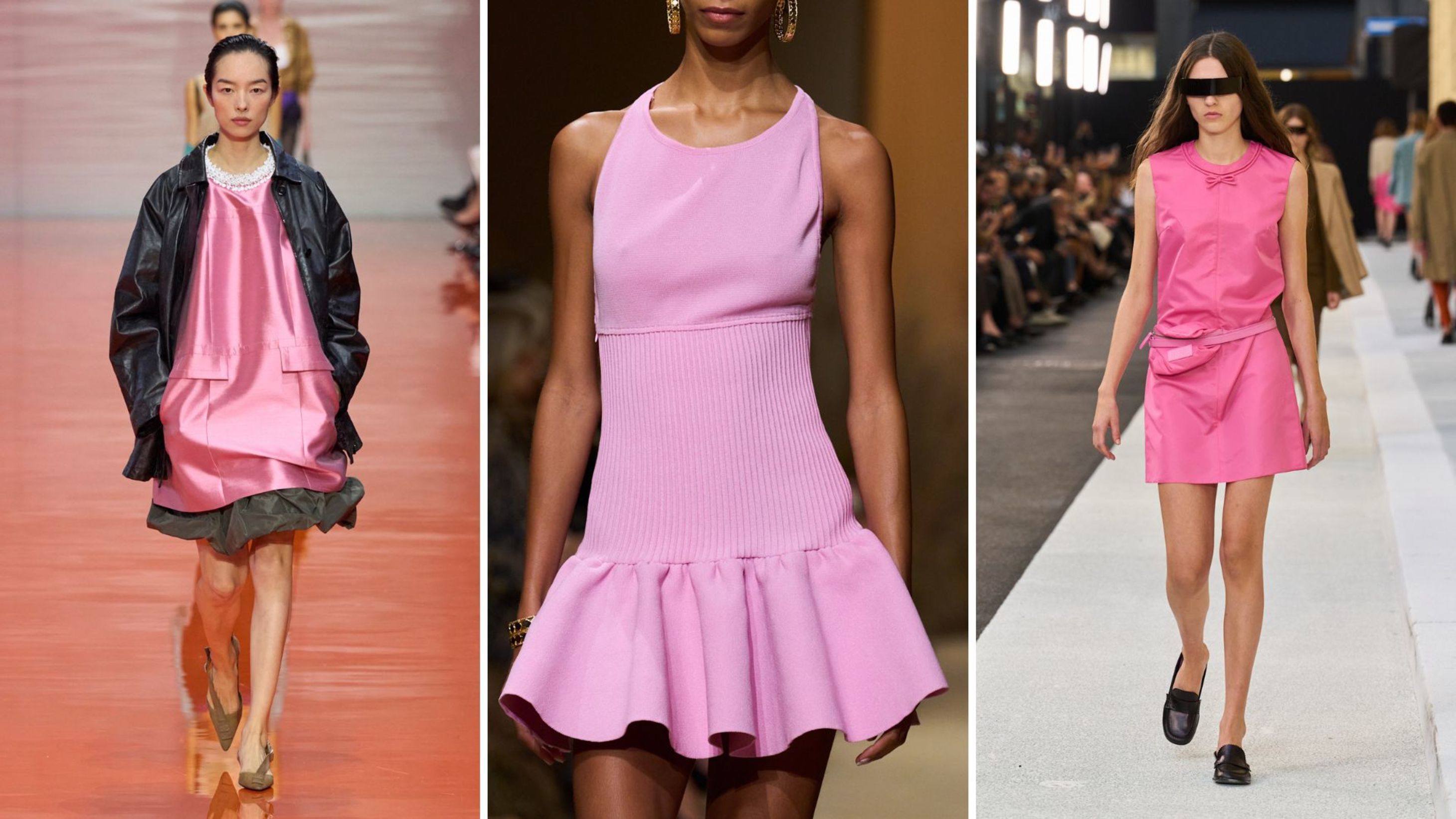 Prada SS26; Luisa Spagnoli SS26; MM& Maison Margiela SS26 - Credits: Launchmetrics.com/Spotlight
