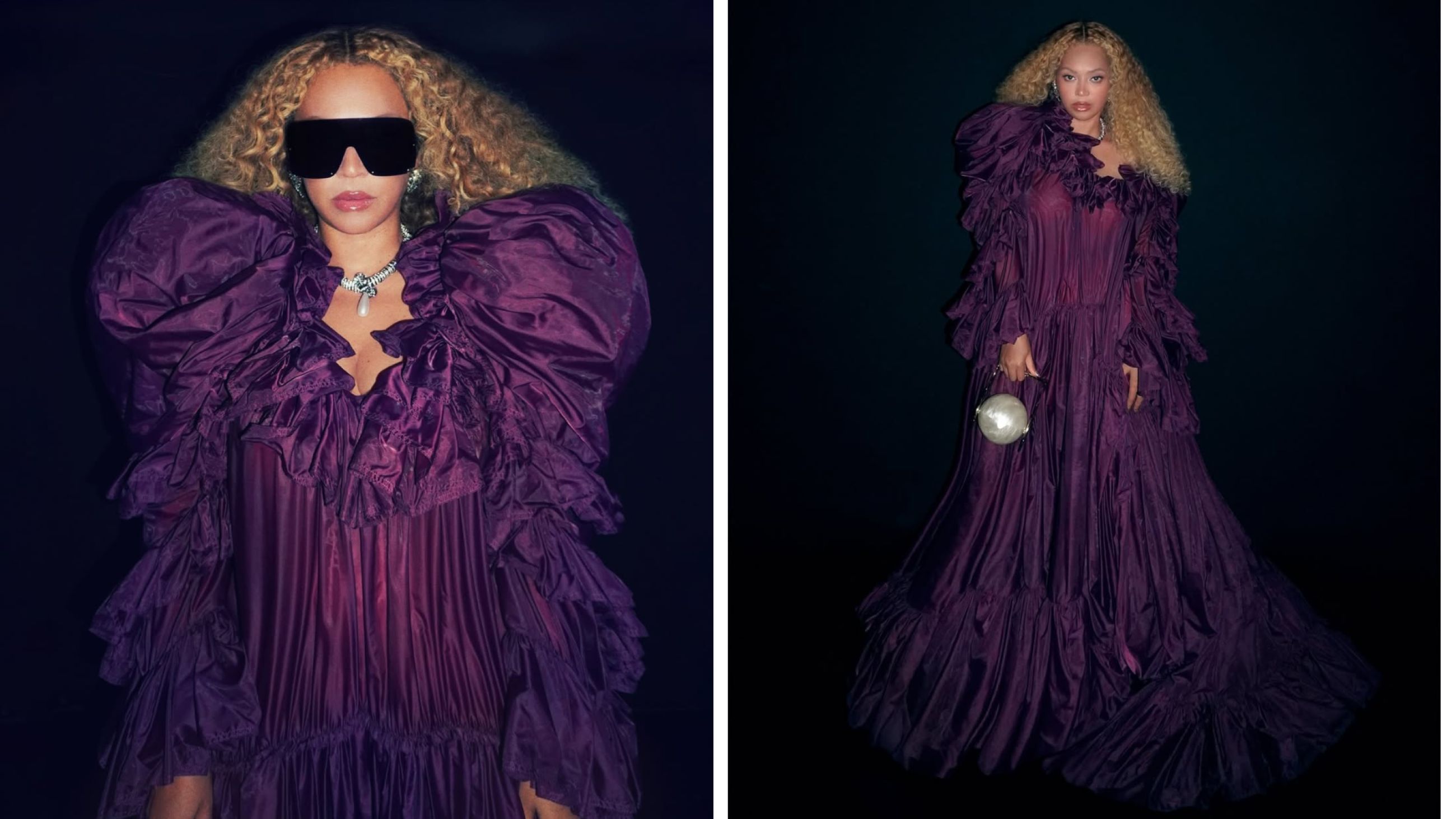 Immagini tratte dal profilo Instagram di Beyoncé