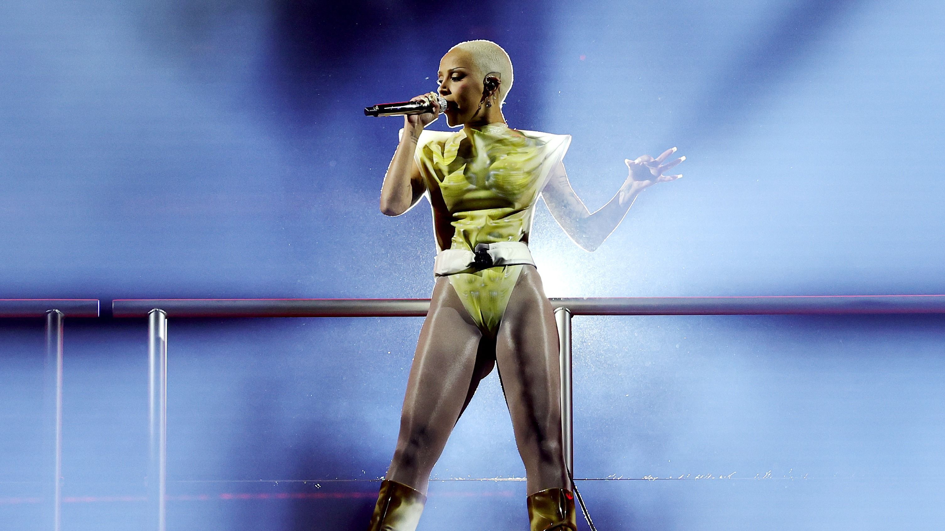 Doja Cat si esibisce sul palco del Coachella durante il Coachella Valley Music and Arts Festival 2024 all'Empire Polo Club, 2024. Credits: Getty Images