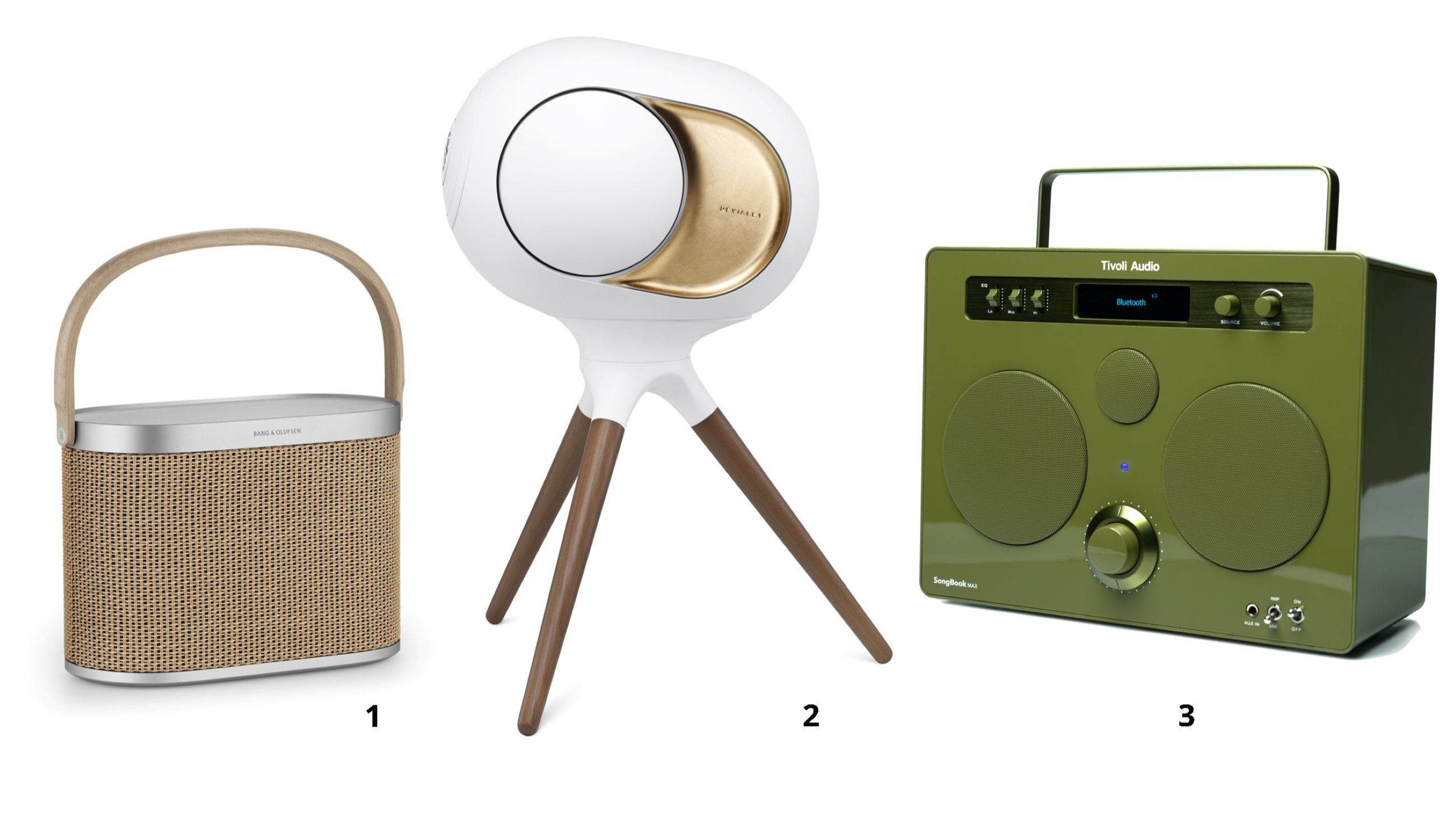 1. Bang&Olufsen Beosound A5; 2. Devialet Phantom Ultimate; Tivoli Audio SongBook MA - Credits: M. Dall’Ava