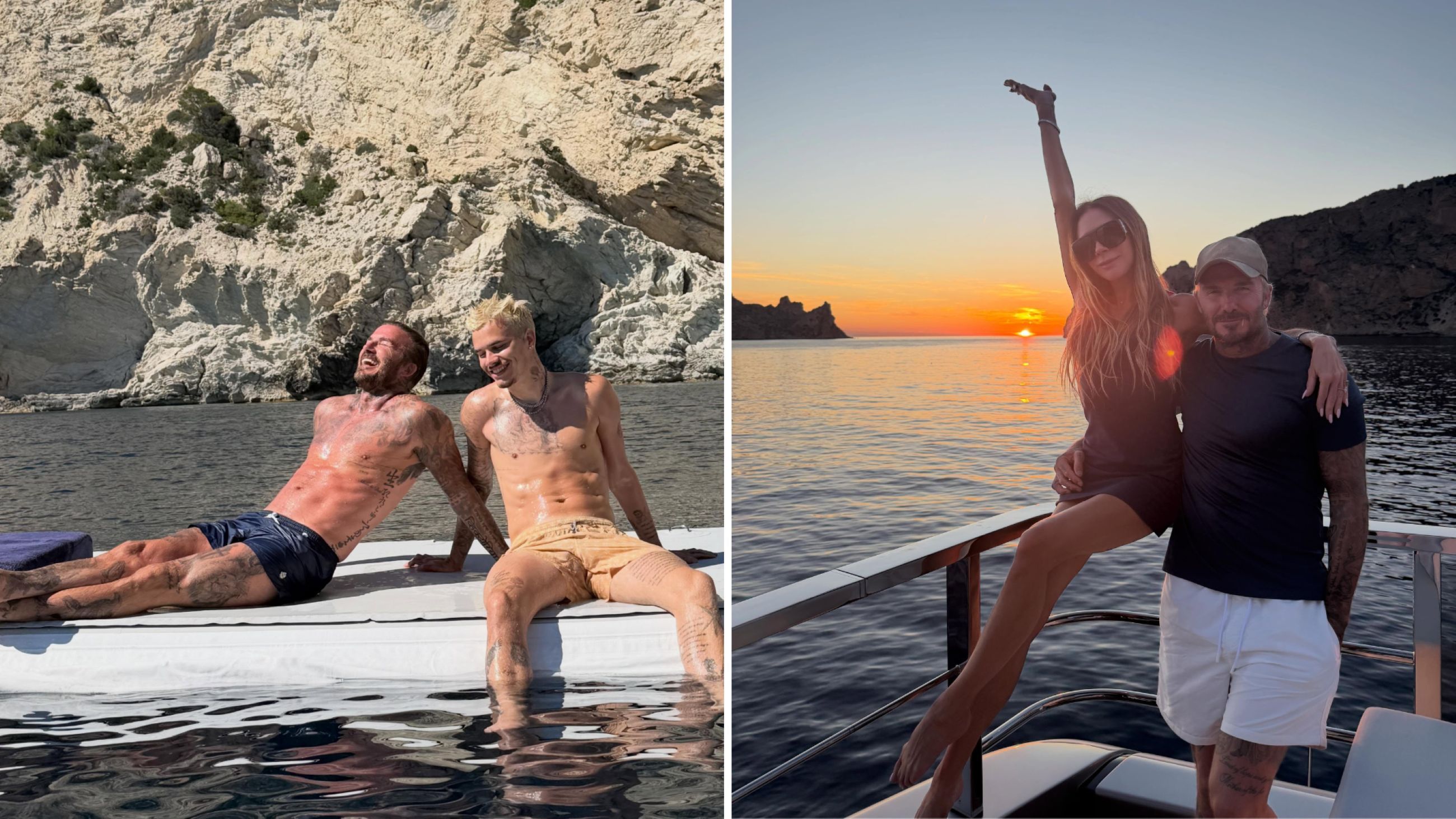 Immagini tratte dai profili di @davidbeckham e @victoriabeckham