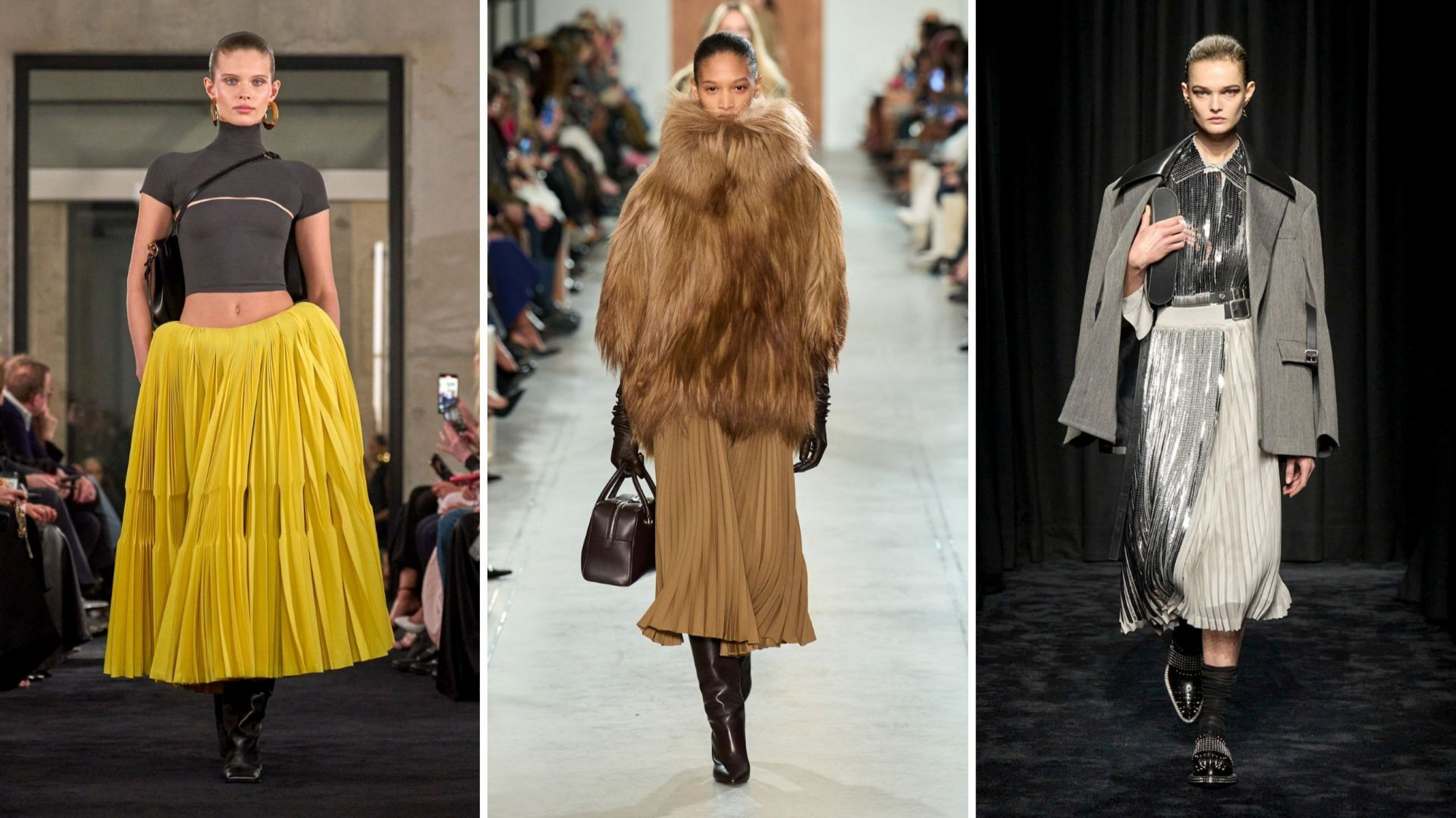 Alaïa FW25; Kors FW25; Jil Sander FW25 - Credits: Launchmetrics.com/Spotlight