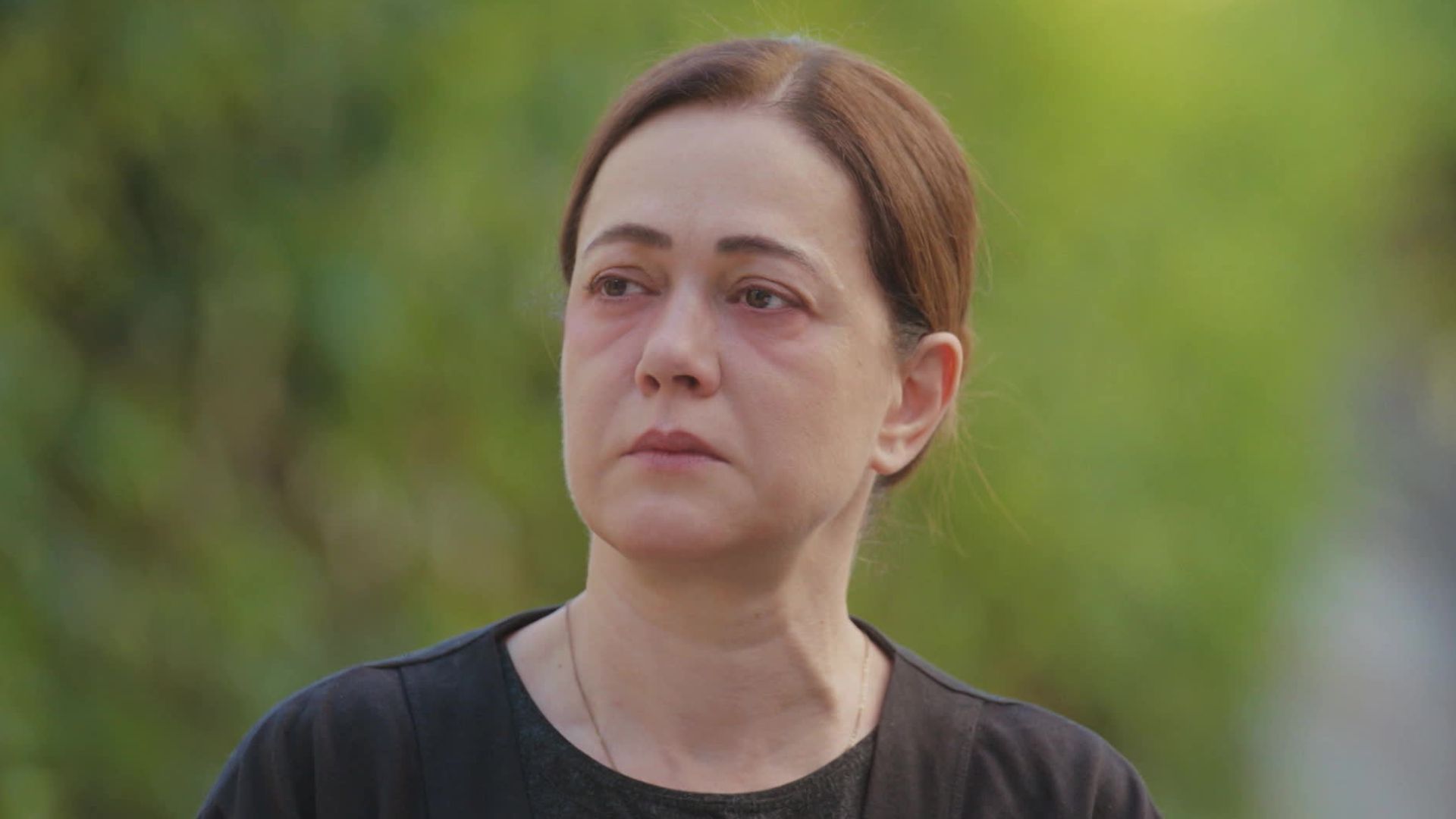 Hatice in una scena de La forza di una donna 