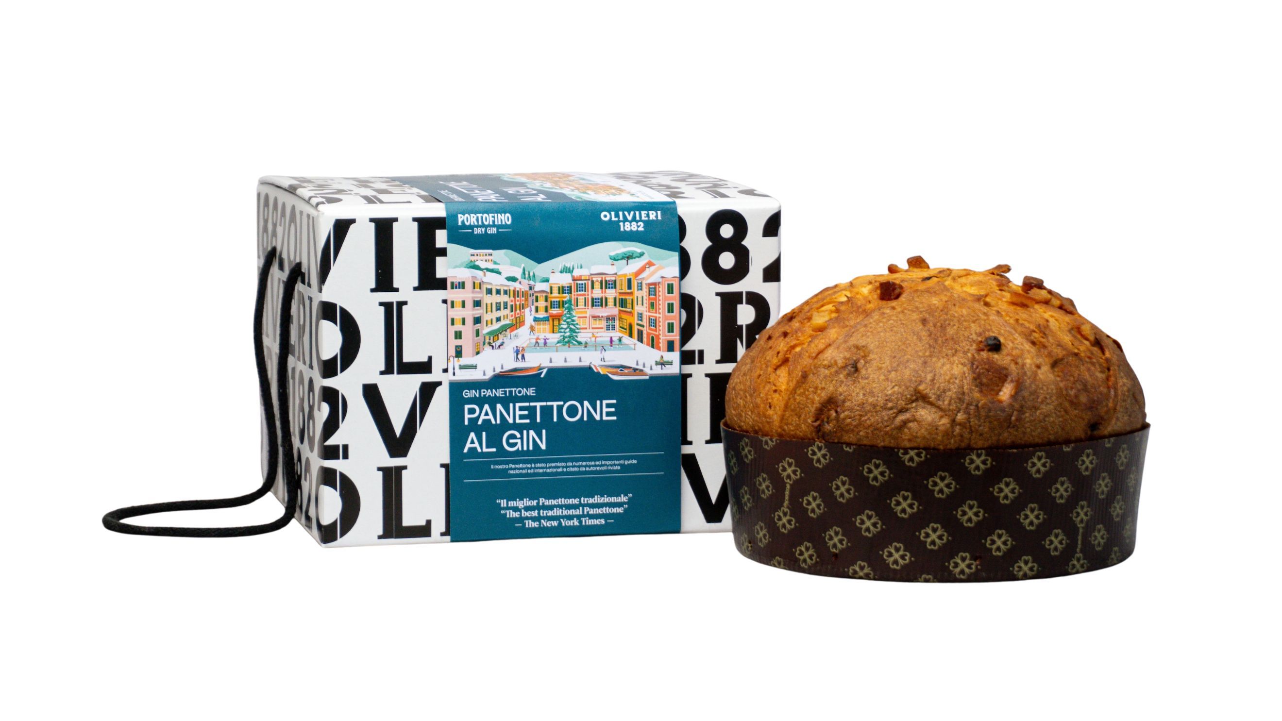 Il panettone Portofino Dry Gin x Olivieri 1882 - Courtesy Press Office