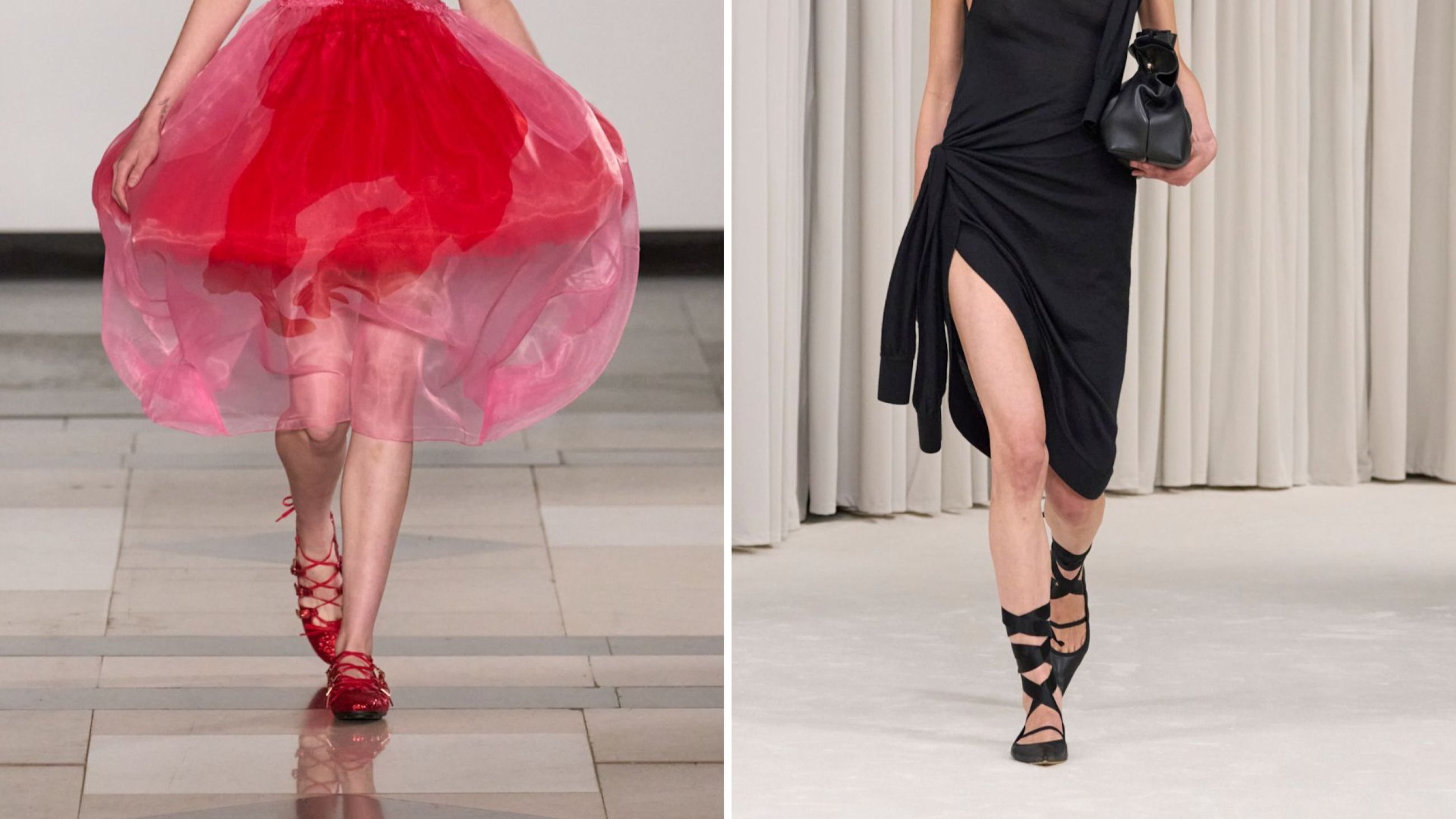 Da sinistra: Simone Rocha, Ferragamo
Credit: Launchmetrics