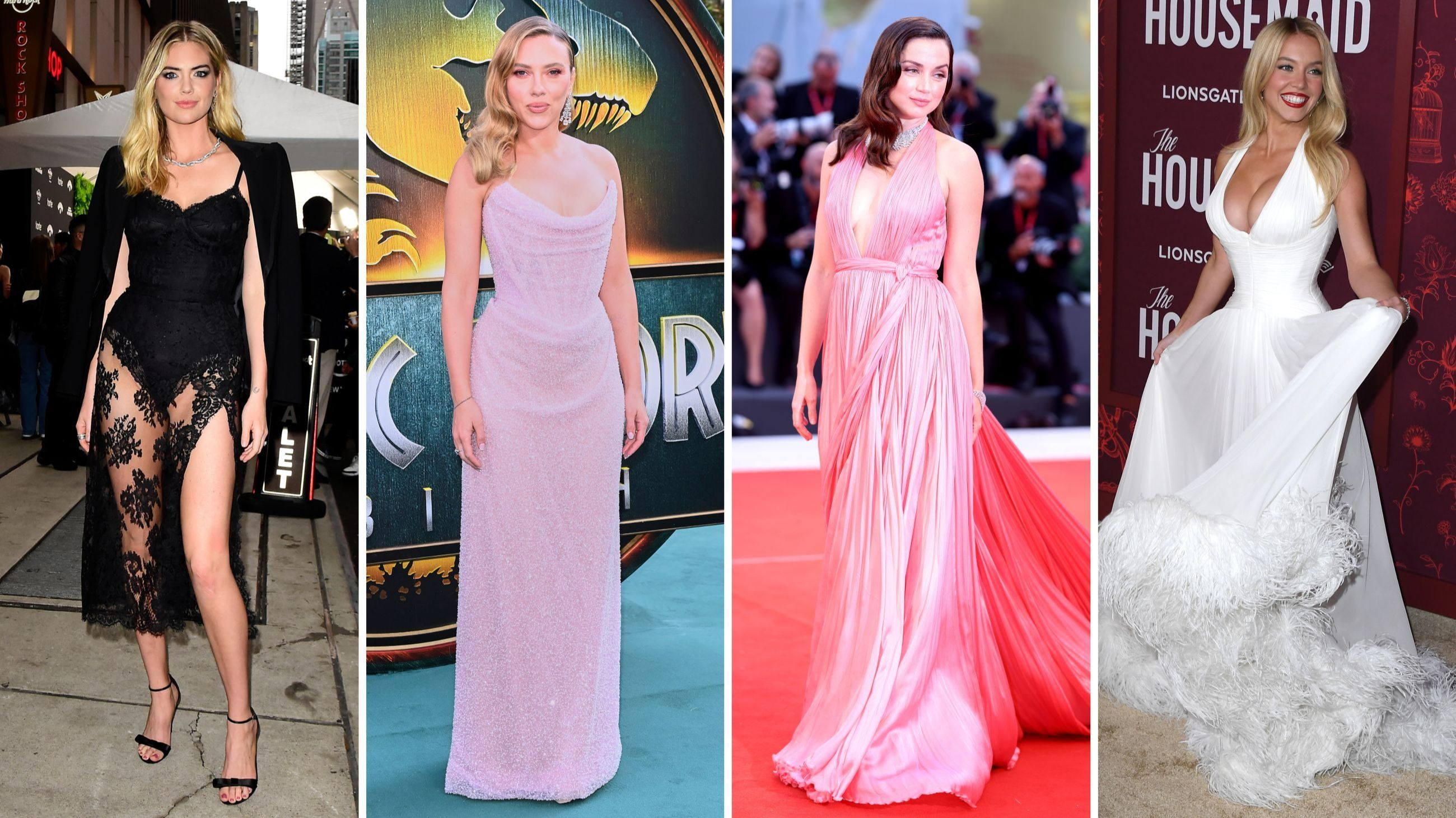 Da sinistra, Kate Upton, Scarlett Johansson, Ana de Armas e Sydney Sweeney - Credits: Getty Images