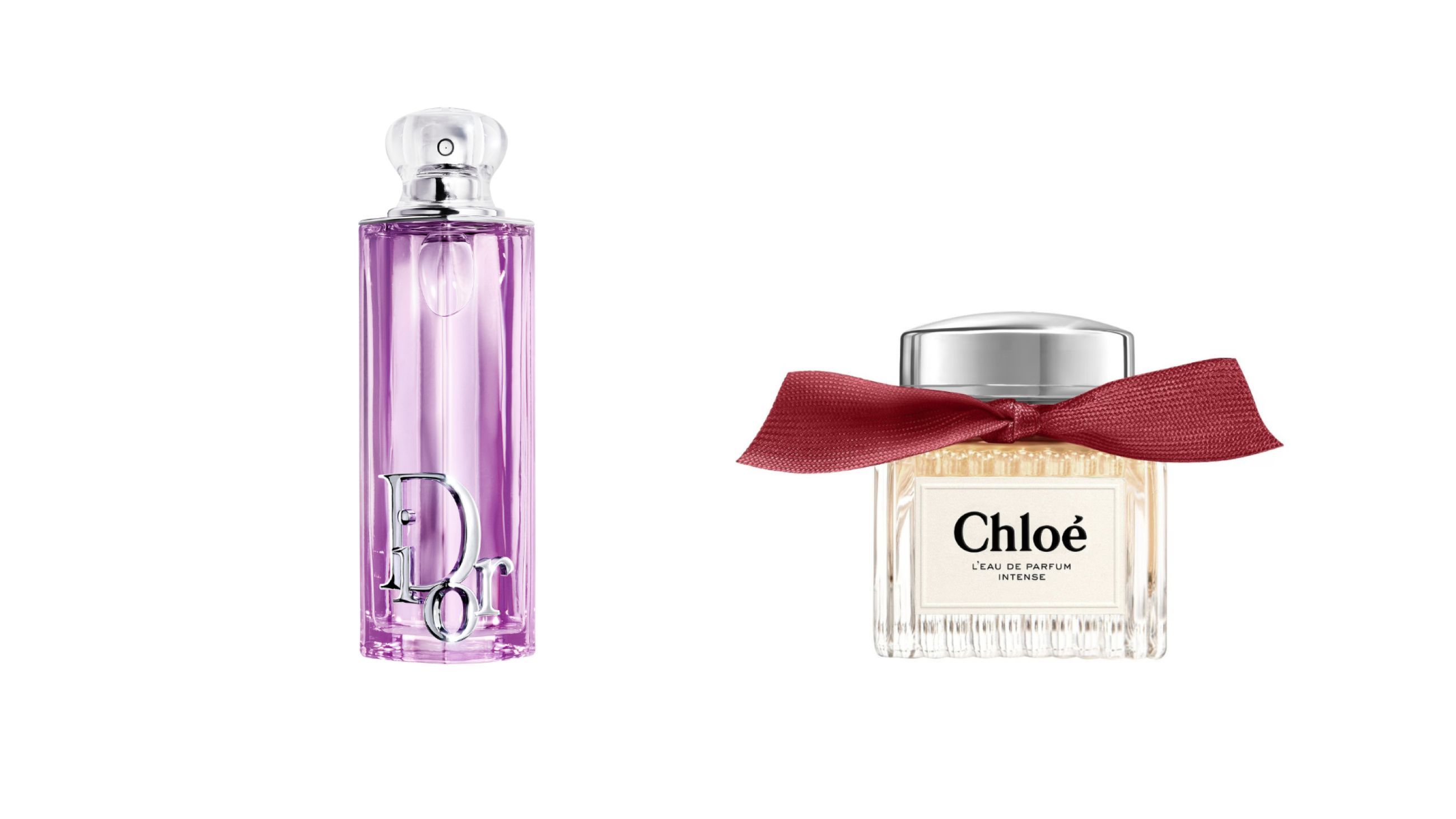 Dior, Dior Addict Purple Glow; Chloé, L'Eau de Parfum Intense - Courtesy Press Office