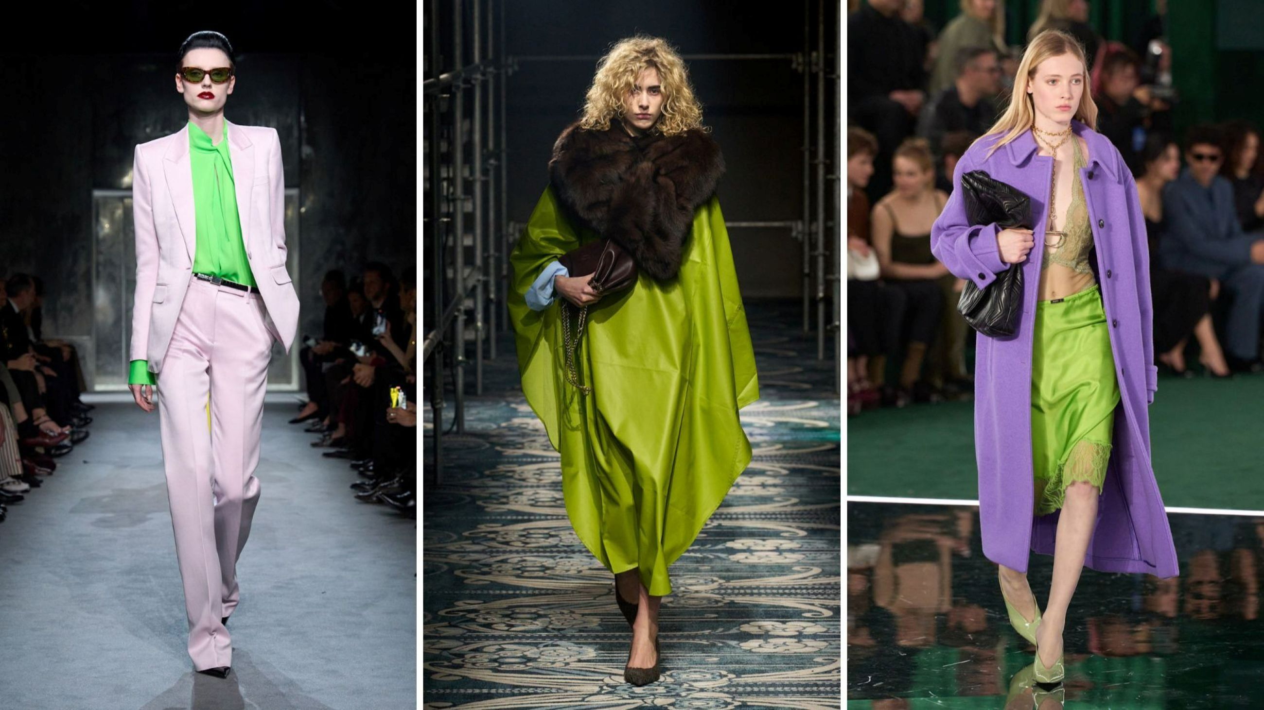 Tom Ford FW25; Prada FW25; Gucci FW25 - Credits Launchmetrics.com/Spotlight