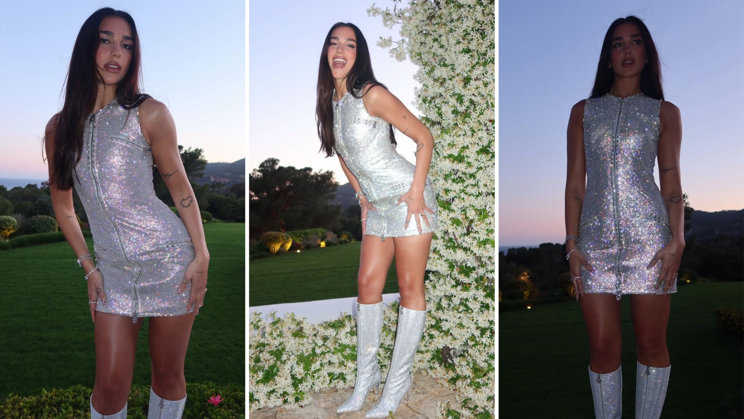 Immagini tratte dal profilo Instagram di Donatella Versace