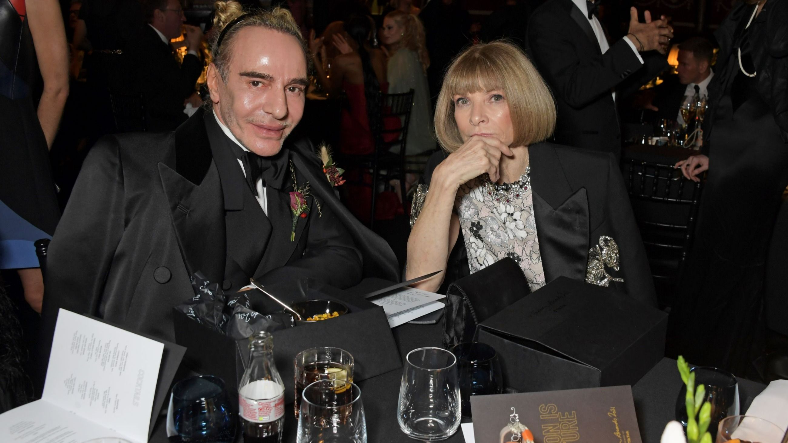John Galliano e Anna Wintour - Credits: Getty Images