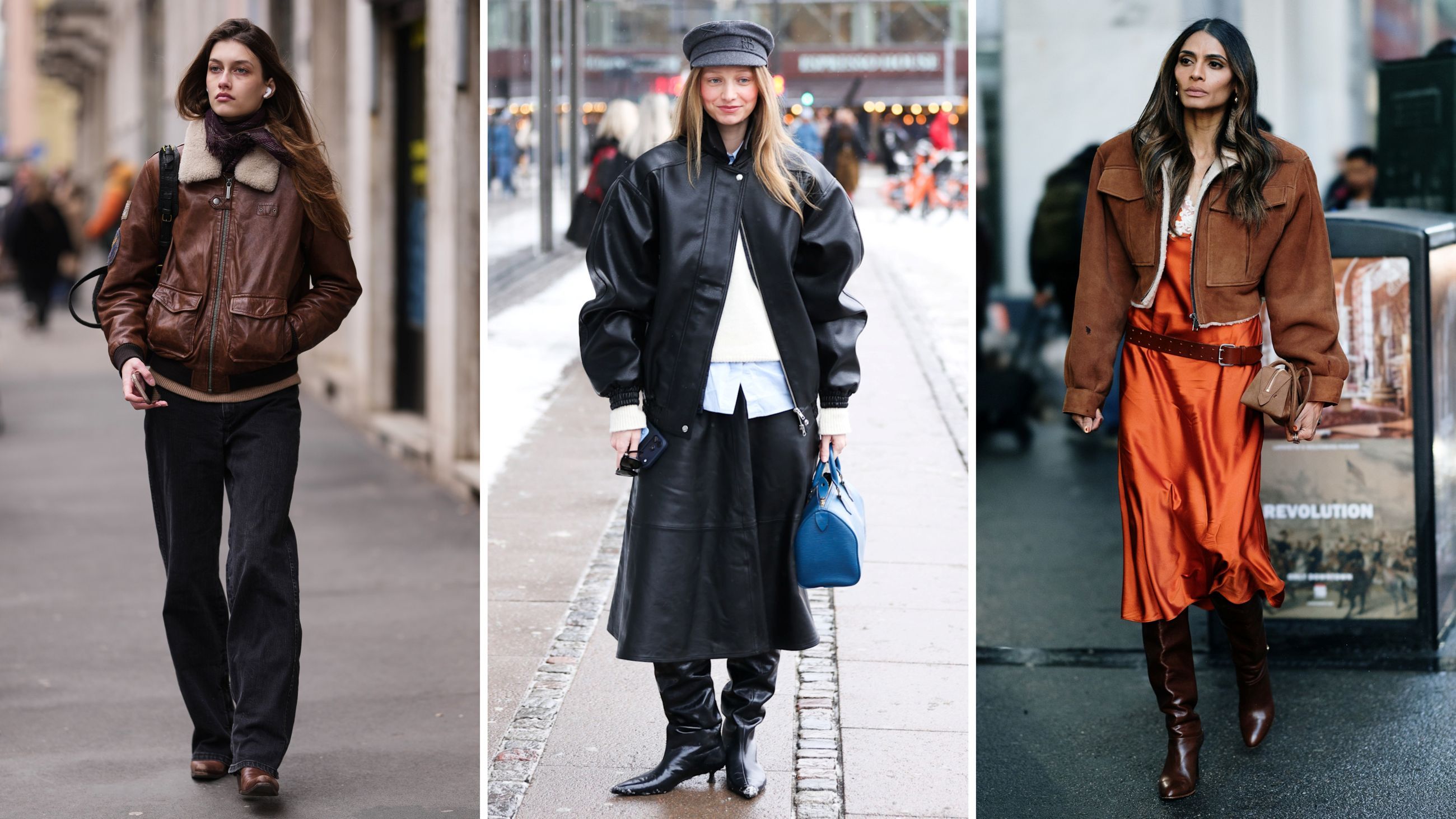 Street style - Credits: Launchmetrics.com/Spotlight; Getty Images