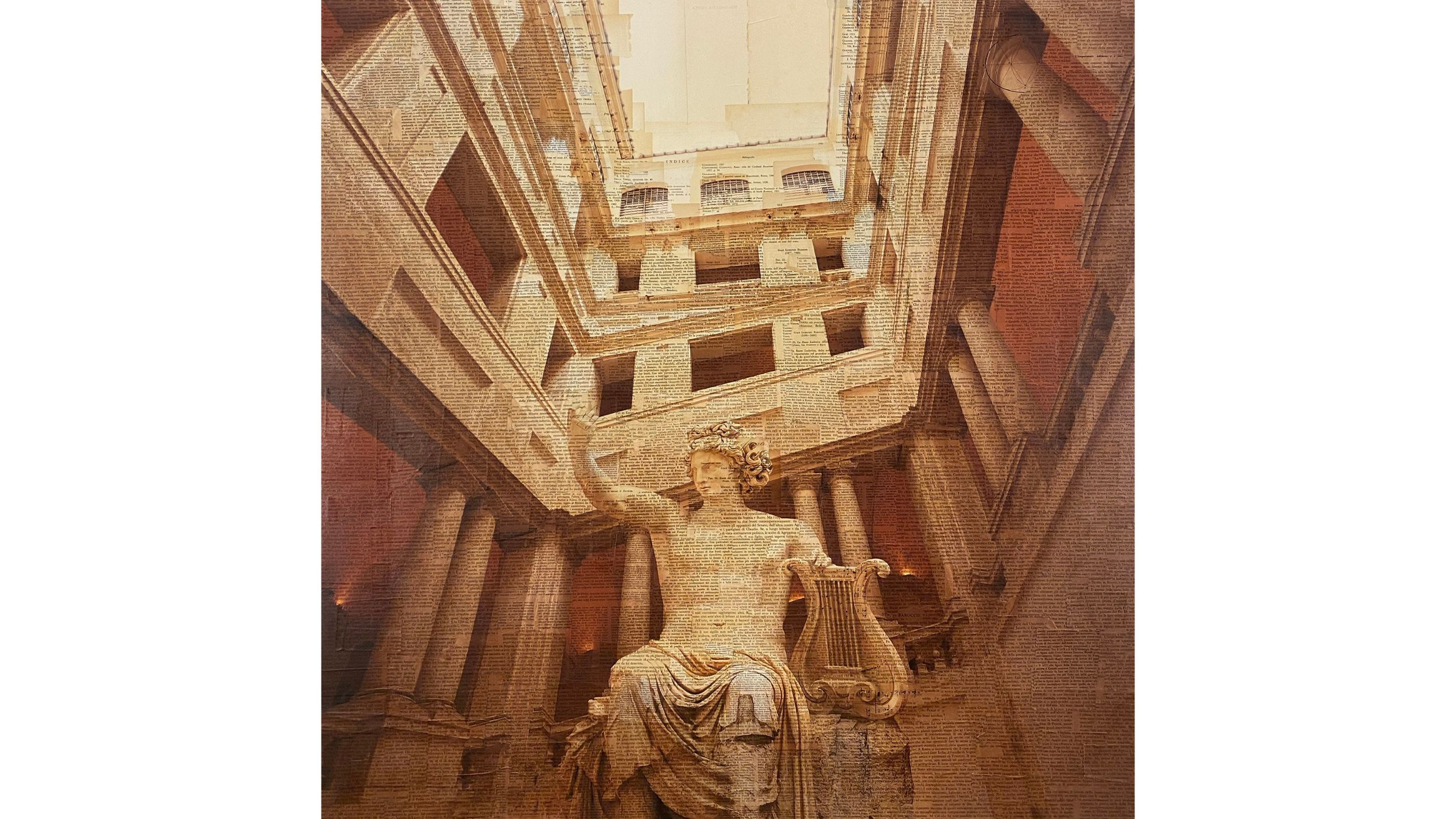 Nicolè Quirico – Il compositore – 100x100 cm