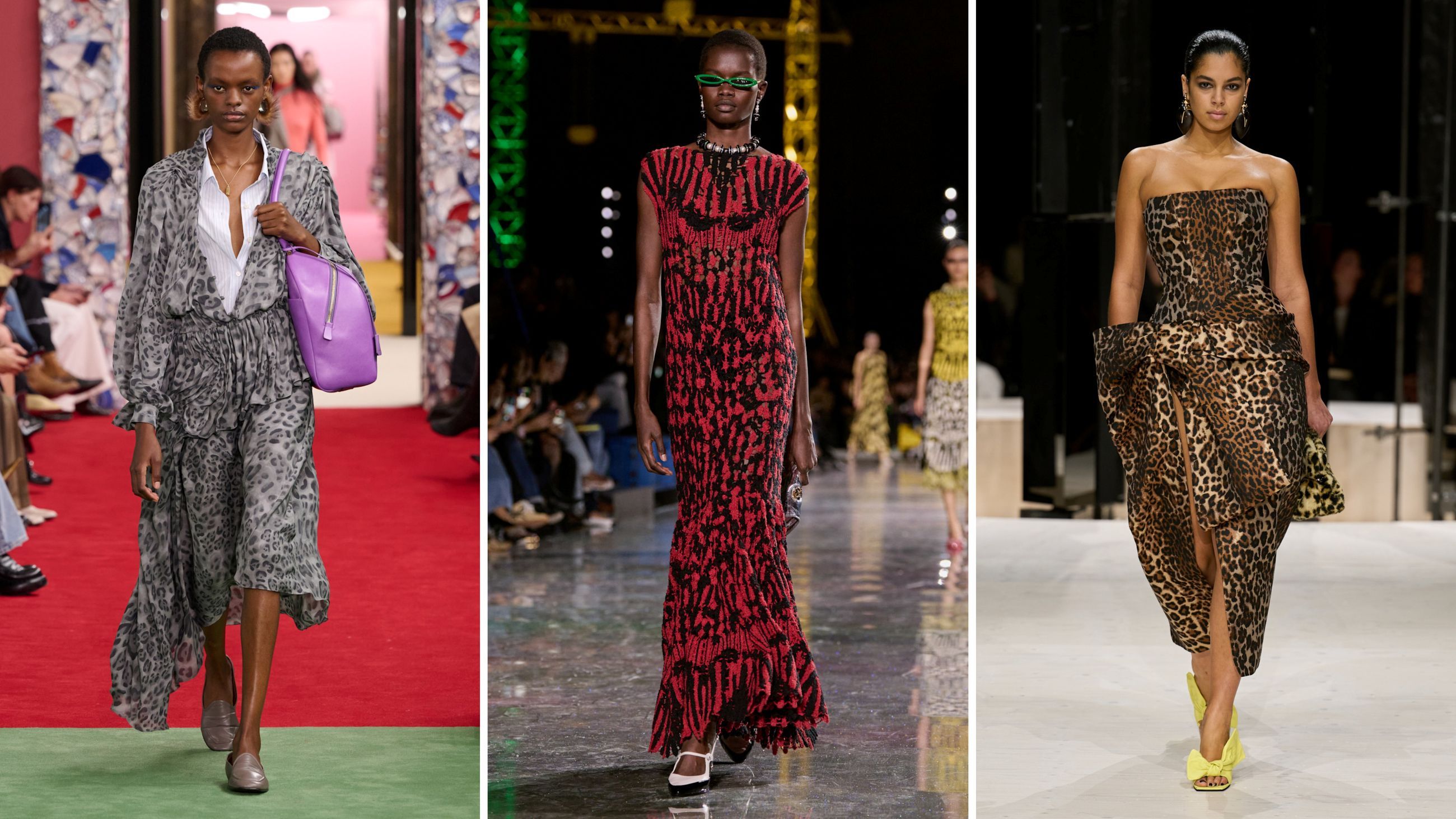 Da sinistra: Acne Studios, Chanel, Givenchy - Credits:Launchmetrics.com/Spotlight