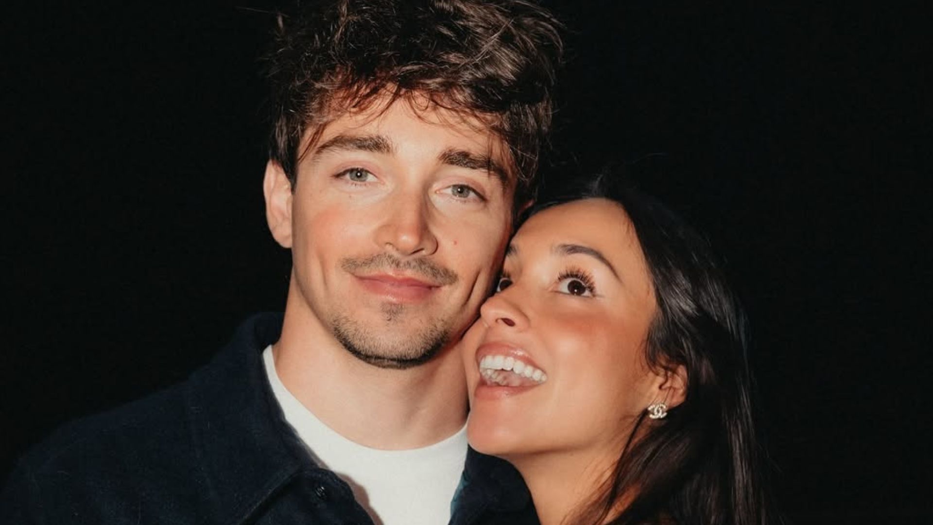 Charles Leclerc e la fidanzata Alexandra Saint Mleux