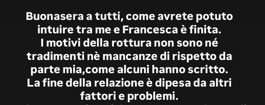 Storia Instagram Manuel Maura