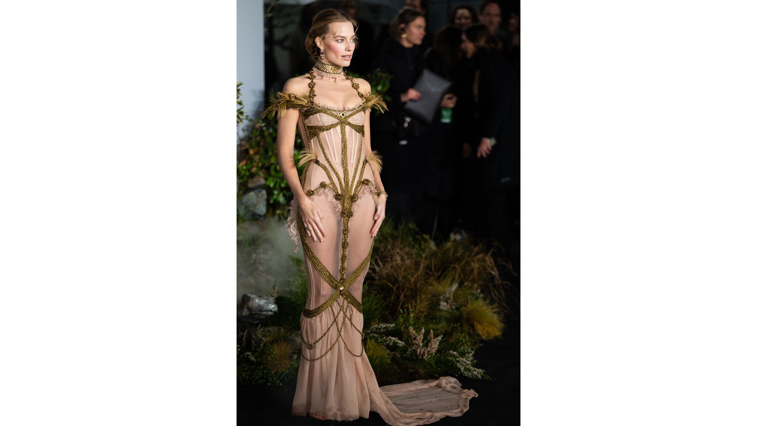 Première londinese del film Cime tempestose, nella foto Margot Robbie - Credits Agf