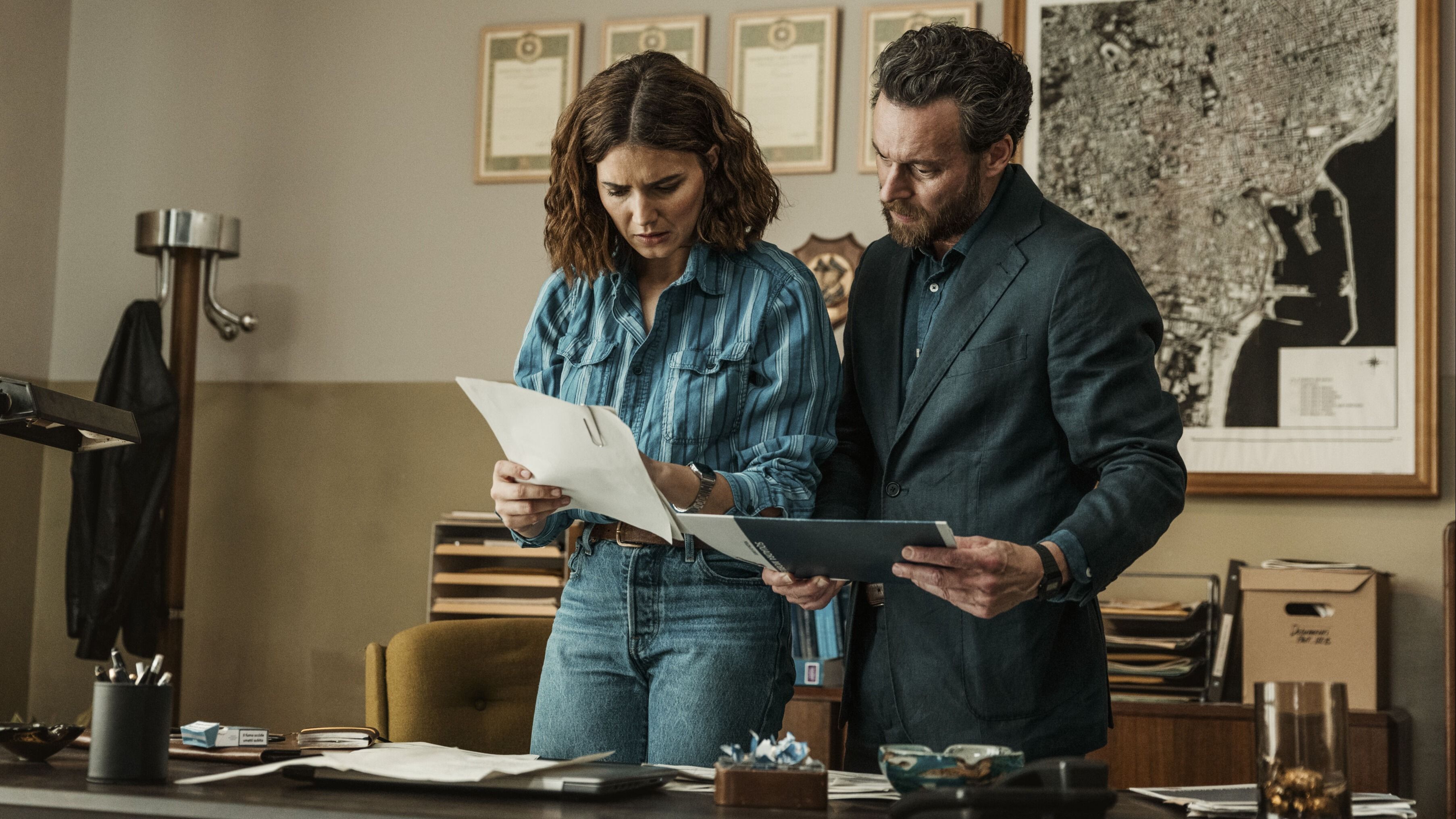 Giusy Buscemi (Vanina) e Giorgio Marchesi (Paolo Malfitano) in Vanina 2 