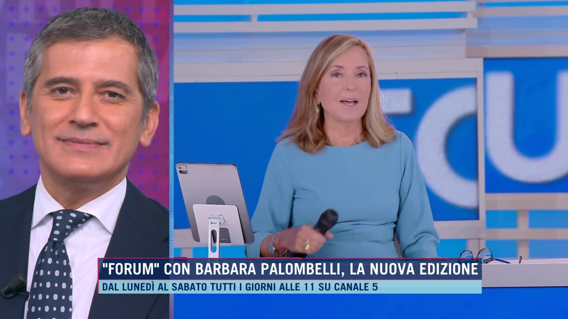 Barbara Palombelli presenta le novità di Forum a Morning News