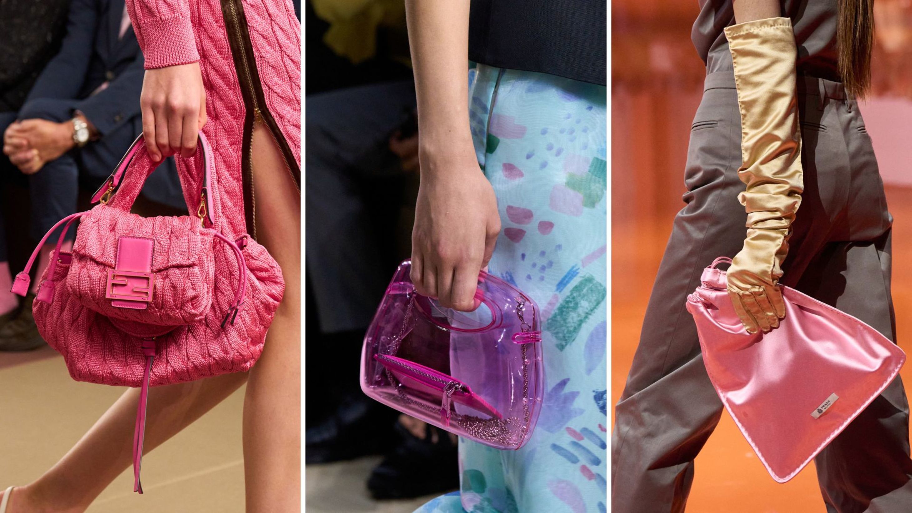 Fendi SS26; Emporio Armani SS26; Prada SS26 - Credits: Launchmetrics.com/Spotlight