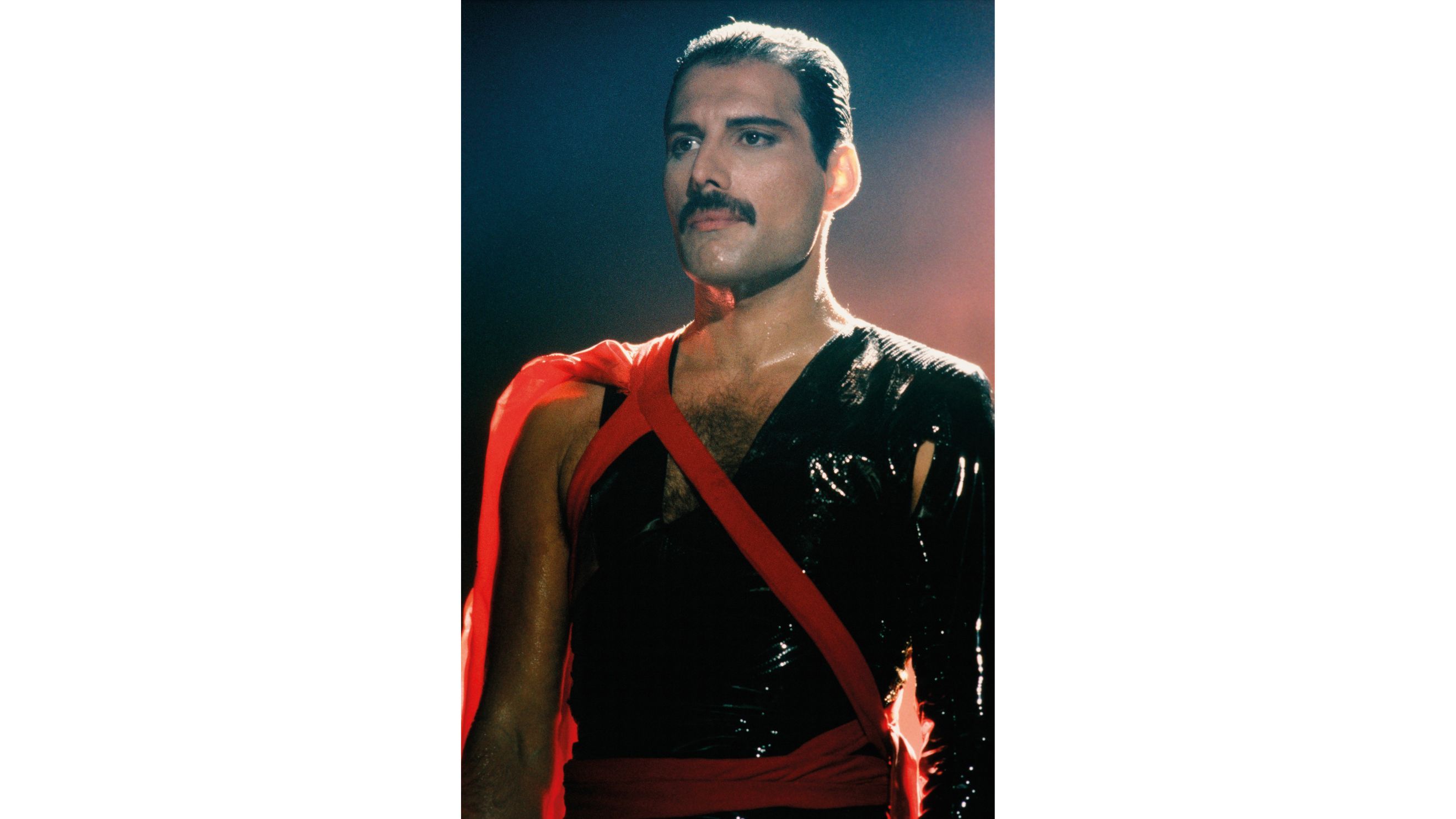 Freddie Mercury in the Made in Heaven music video. Photography by Simon Fowler © Mercury Songs Ltd - Courtesy Press Office 