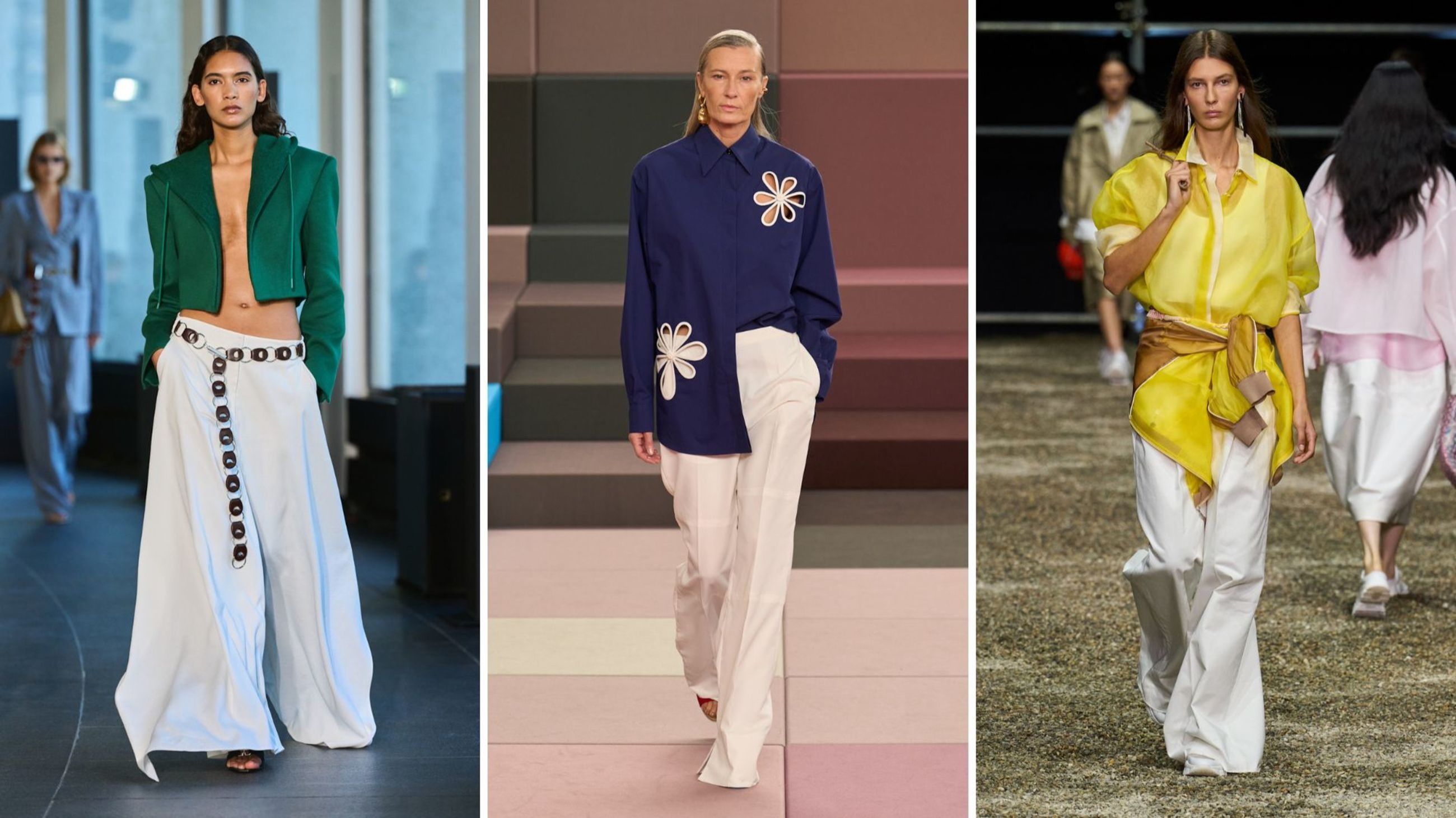 Christopher Esber SS26; Fendi SS26; Anteprima SS26 - Credits: Launchmetrics.com/Spotlight
