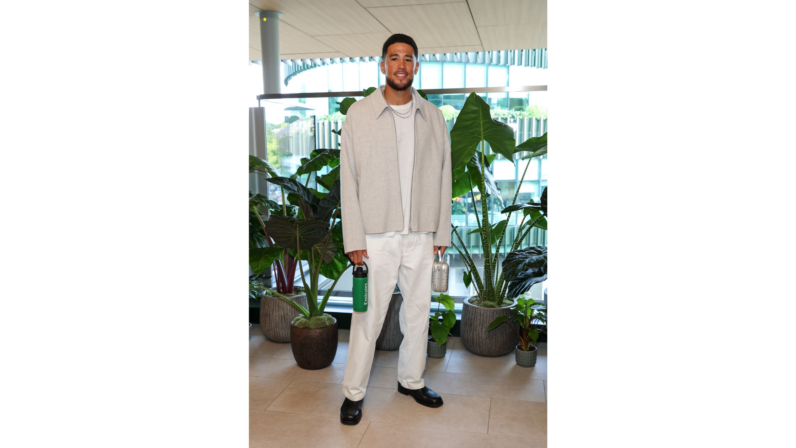 Devin Armani Booker partecipa come ospite di Emirates, Compagnia Aerea Ufficiale dei Championships, Wimbledon, il 13 luglio 2025 a Wimbledon, Inghilterra - Credits: Getty Images