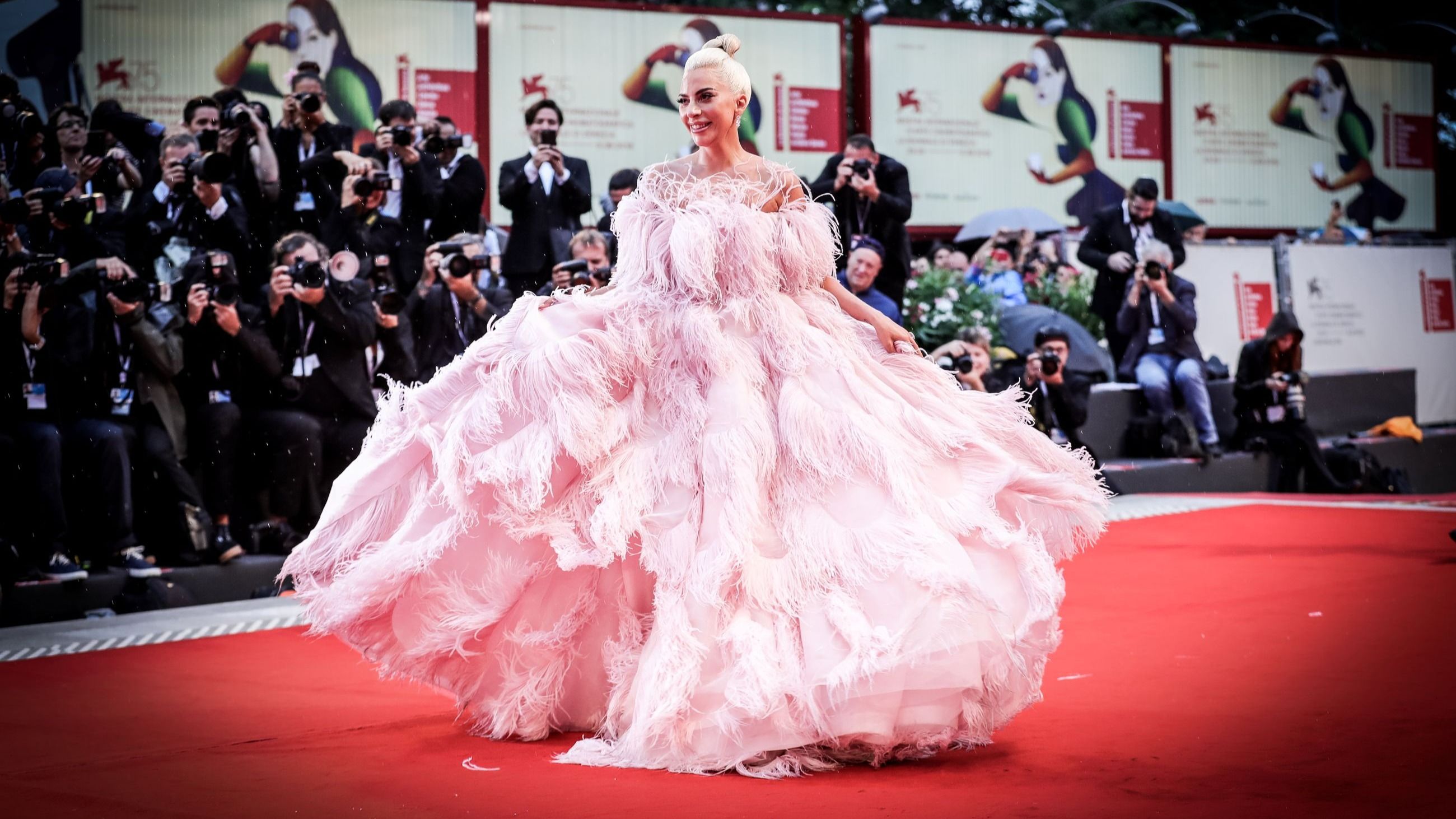 Lady Gaga, Venezia, 2018.
Credit: Getty Images