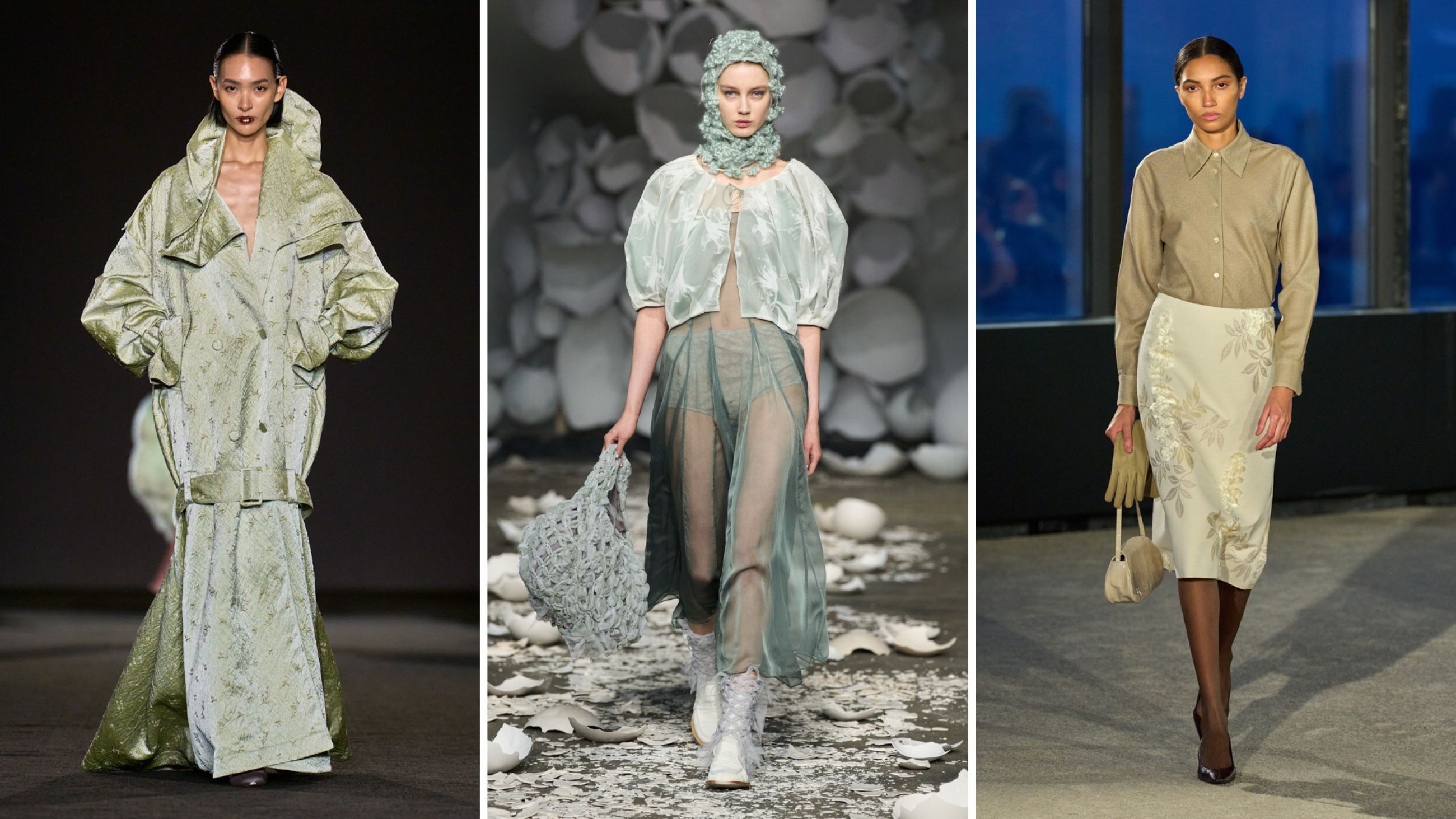 Da sinistra: Prabal Gurung, Pauline Dujancourt, Kallmeyer Autunno/Inverno 2026-2027 - Credits Launchmetrics.com/Spotlight