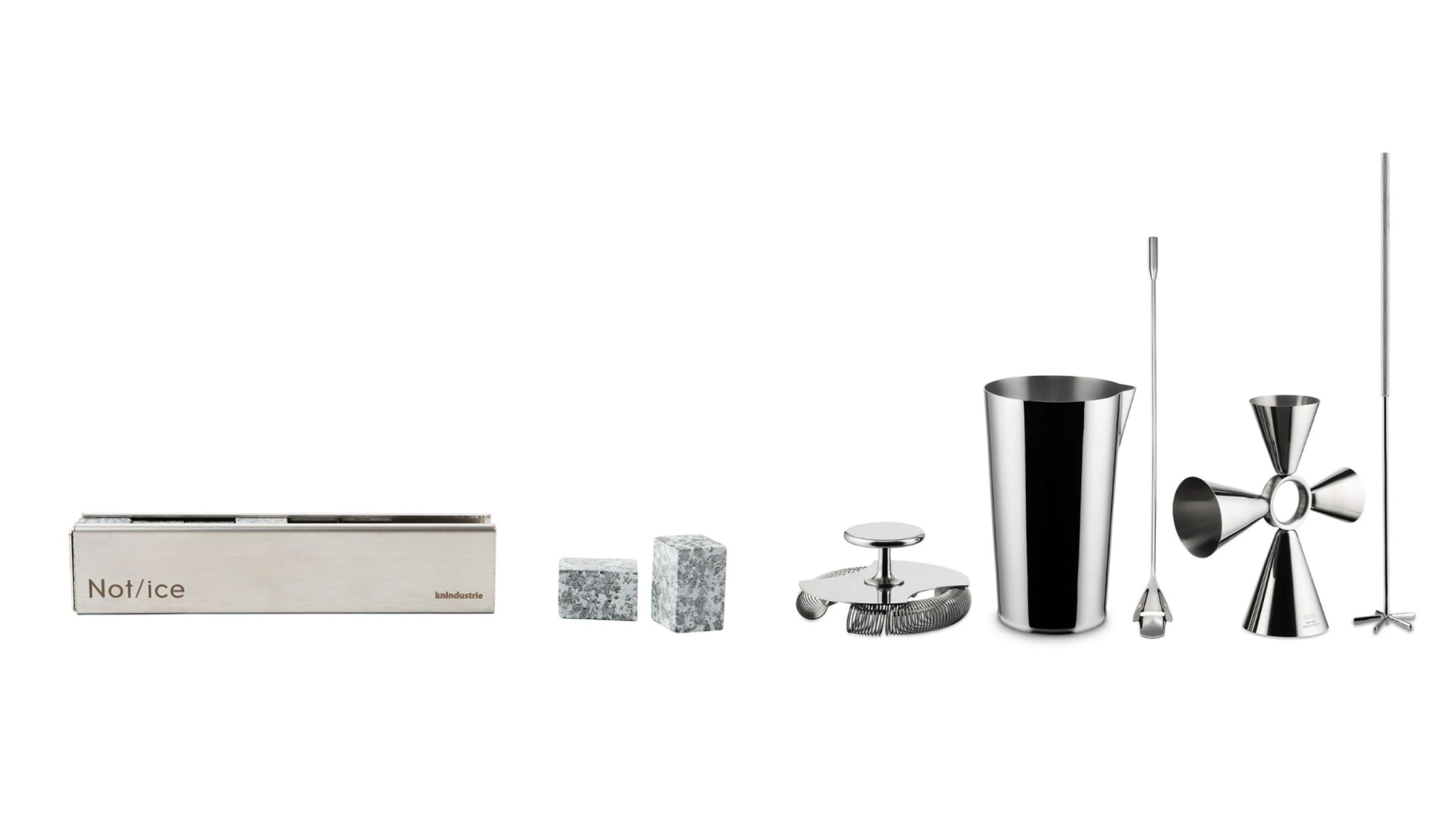 Da sinistra: The Tending Box di Alessi - Courtesy alessi; Not/ice di knIndustrie - Courtesy i knIndustrie
