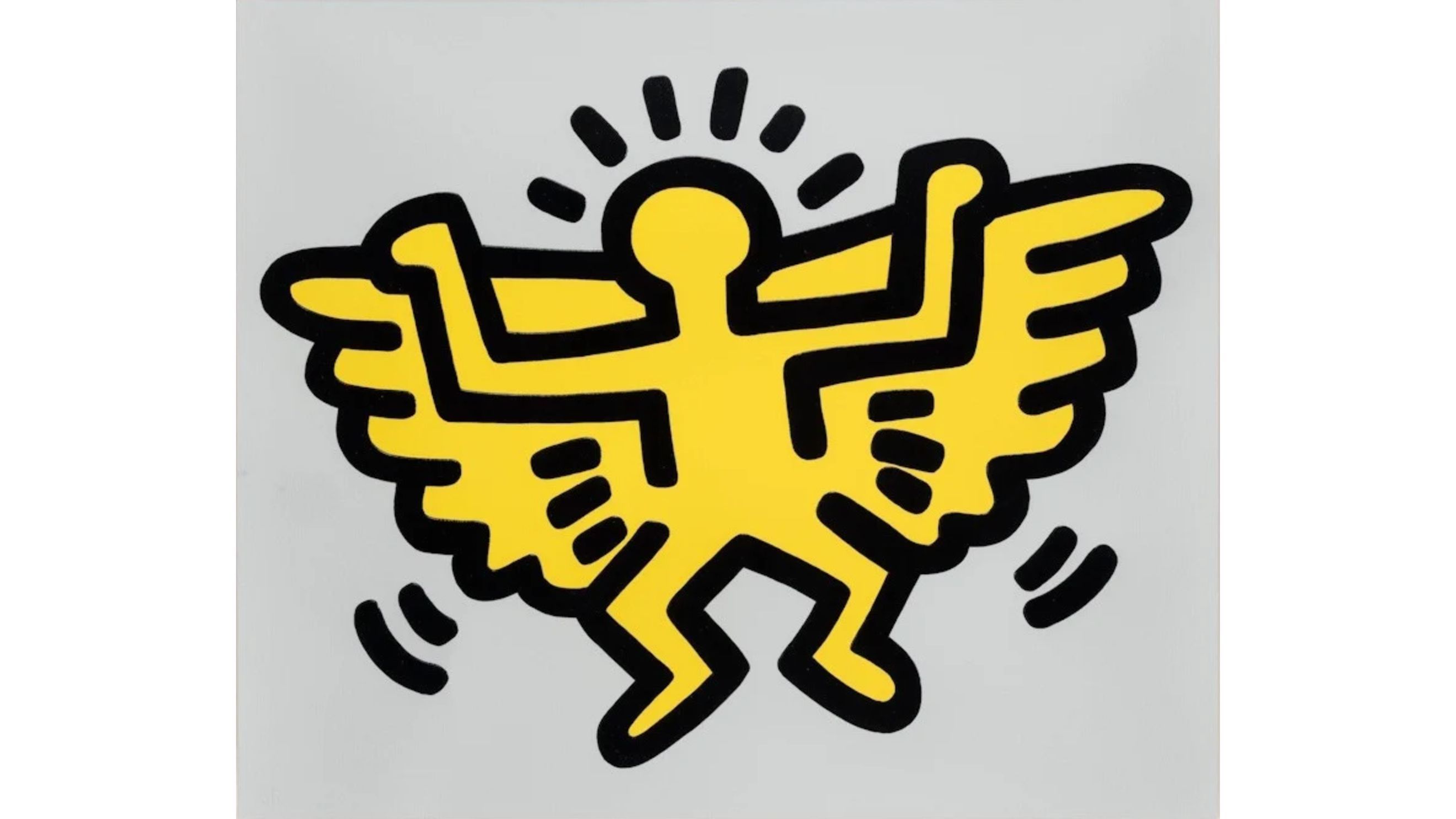 Keith Haring Icons Icone 1990 Serigrafia su carta con goffratura 53,5 × 63,5 cm © Keith Haring Foundation Courtesy of Nakamura Keith Haring Collection