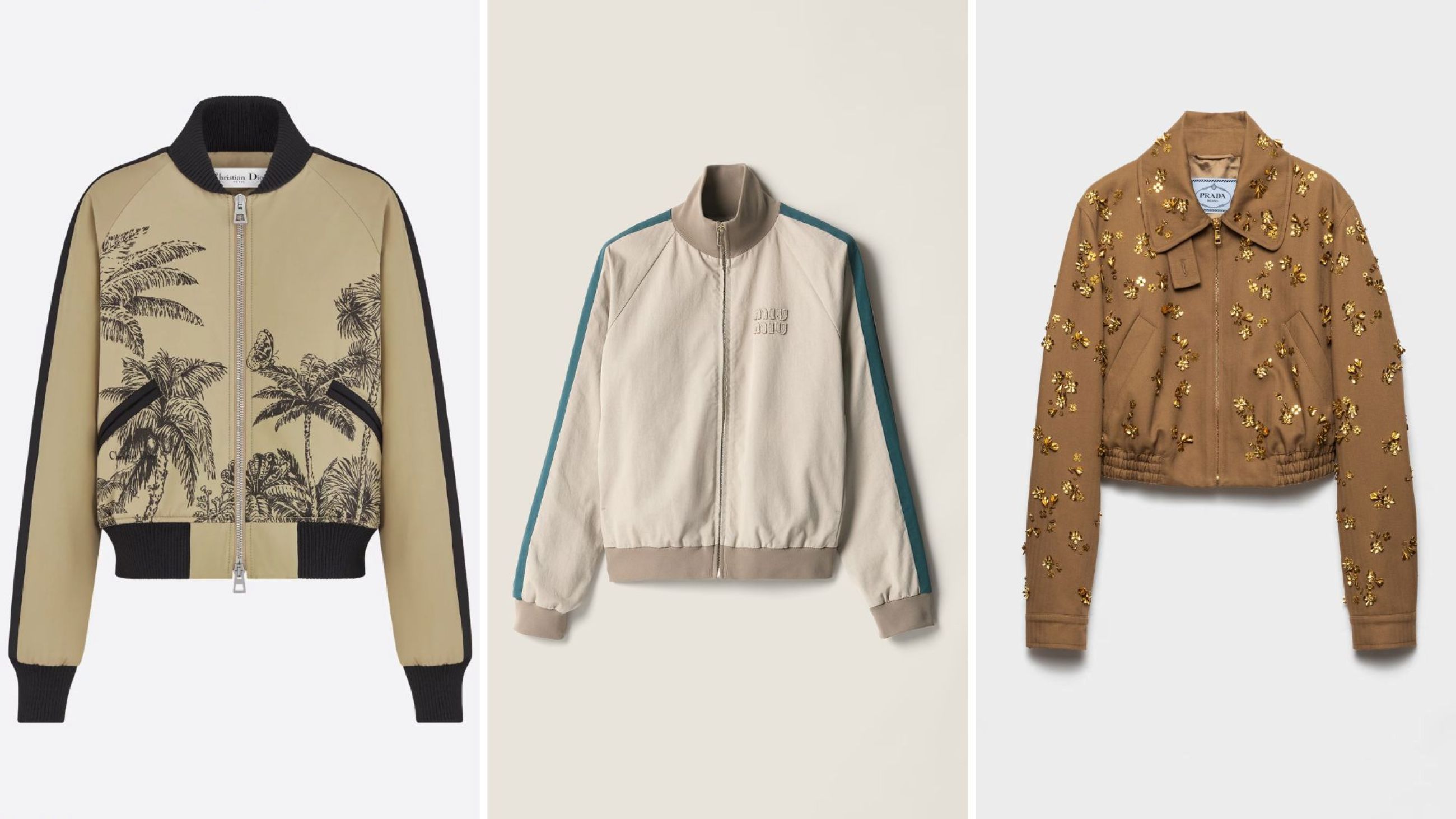 Christian Dior; Miu Miu; Prada - Credits: Courtesy Press Office