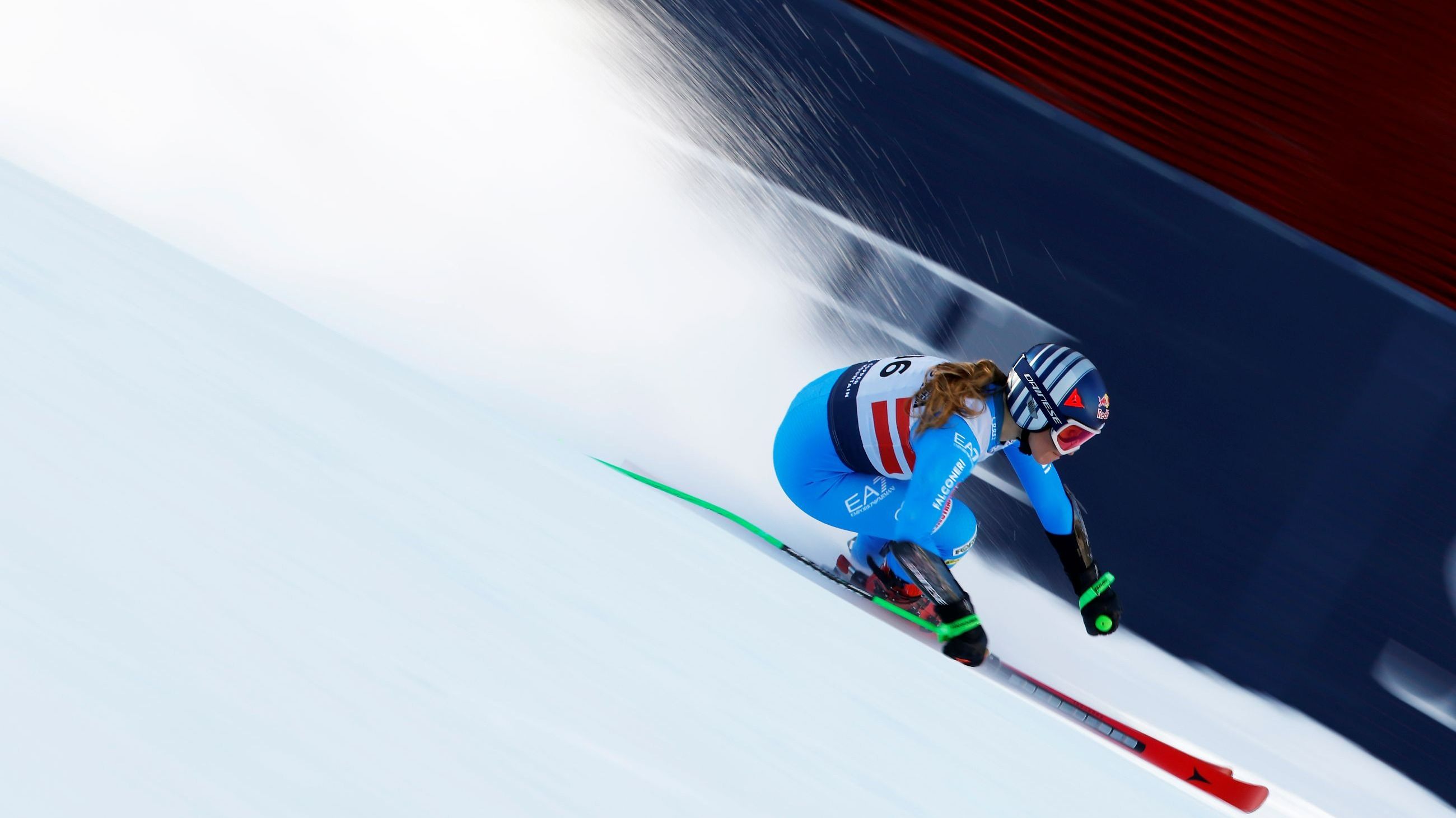 Sofia Goggia della squadra italiana in azione durante lo Slalom Gigante femminile della Coppa del Mondo di sci alpino FIS Audi il 29 novembre 2025 a Copper Mountain, USA - Credits: Getty Images