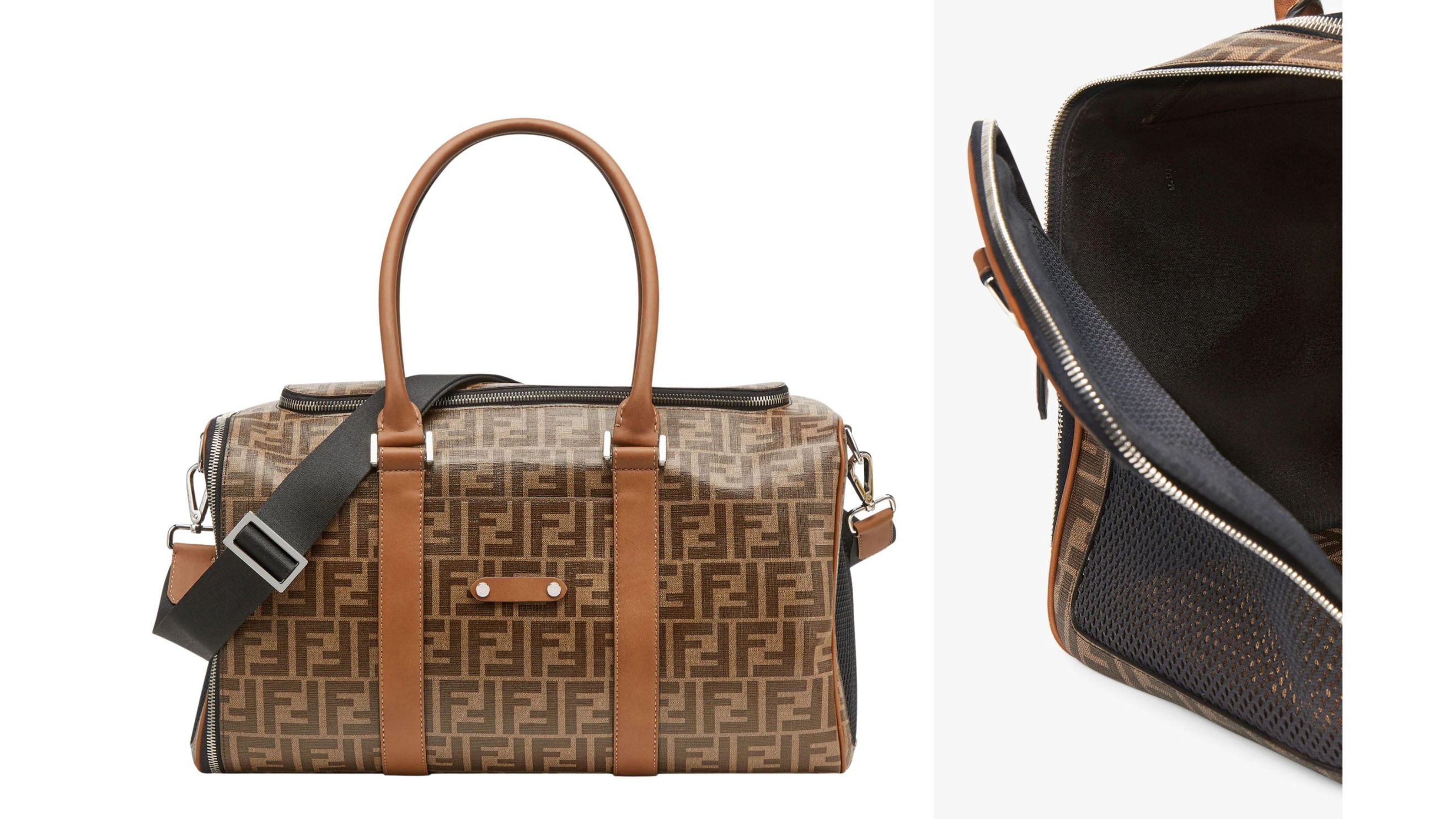 Il trasportino per cani e gatti realizzato da Fendi, su cui spicca l’emblematica doppia “F - Credits: Ufficio Stampa