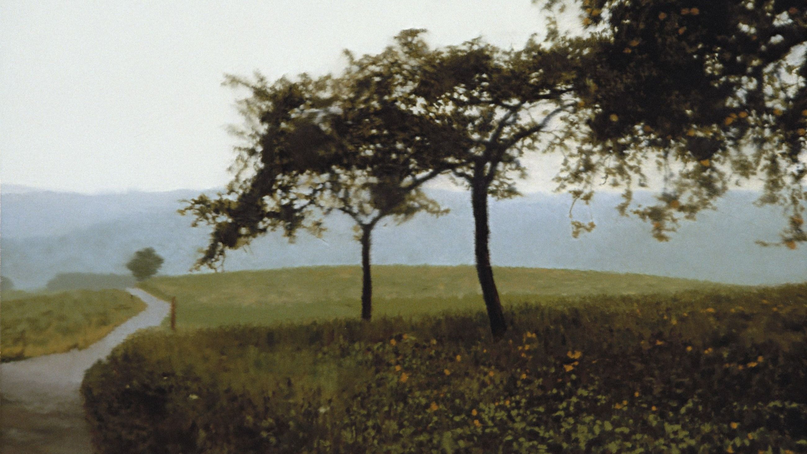 Gerhard Richter, Apfelbäume [Appletree], 1987 (CR 650-1) Oil on canvas, 67 x 92 cm Private collection © Gerhard Richter 2025 (18102025)