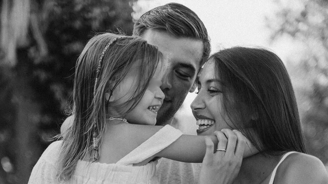 Virginia Mihajlović, Alessandro Vogliacco e la figlia Violante  