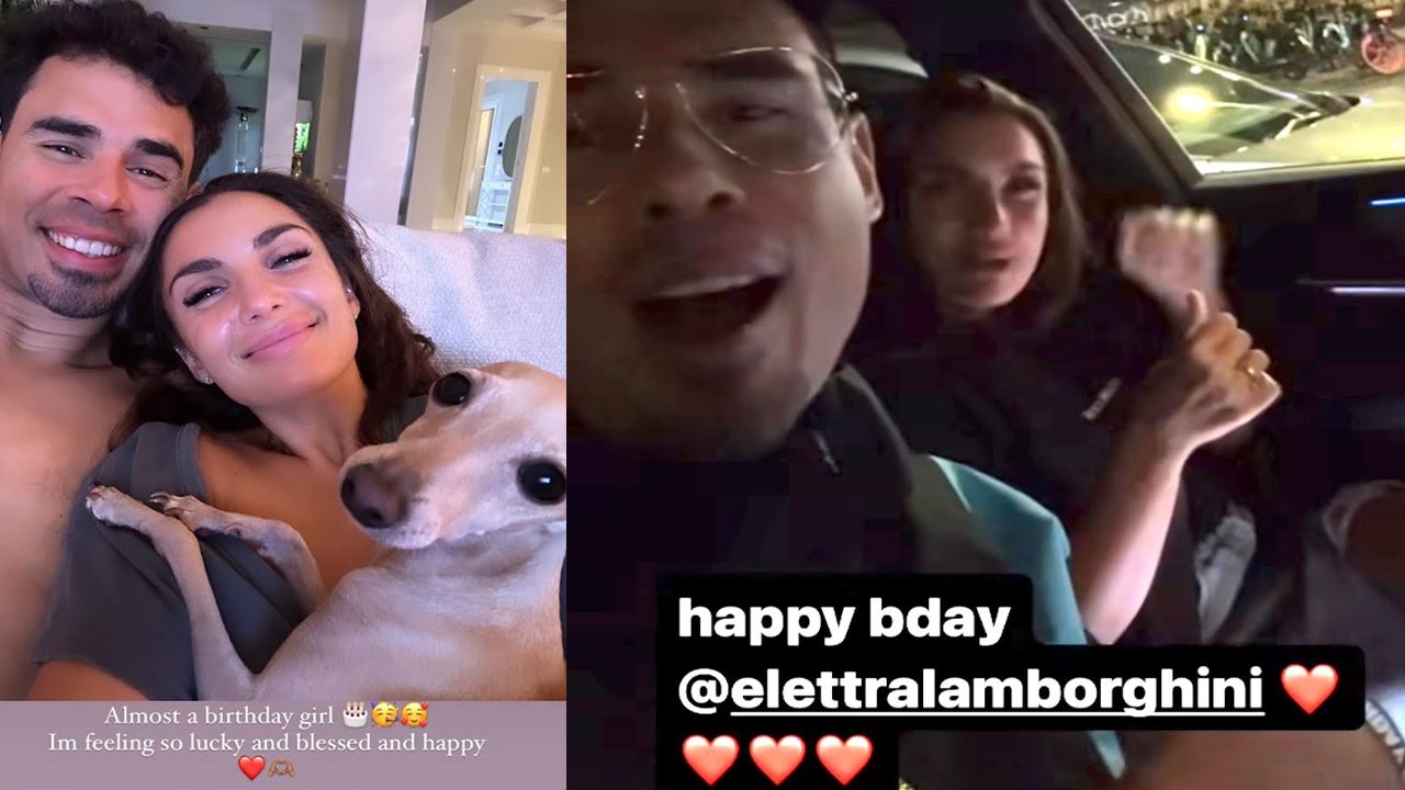 Instagram @afrojack e @elettralamborghini