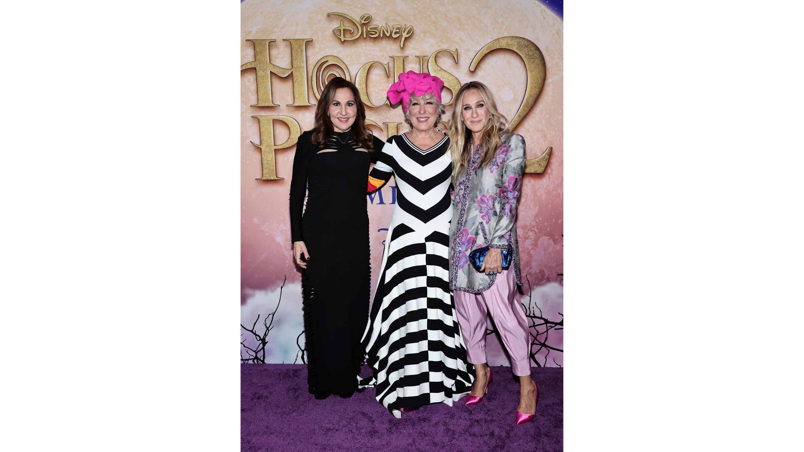 Kathy Najimy, Bette Midler e Sarah Jessica Parker partecipano alla prima mondiale di Hocus Pocus 2 all'AMC Lincoln Square - Credits Getty Images