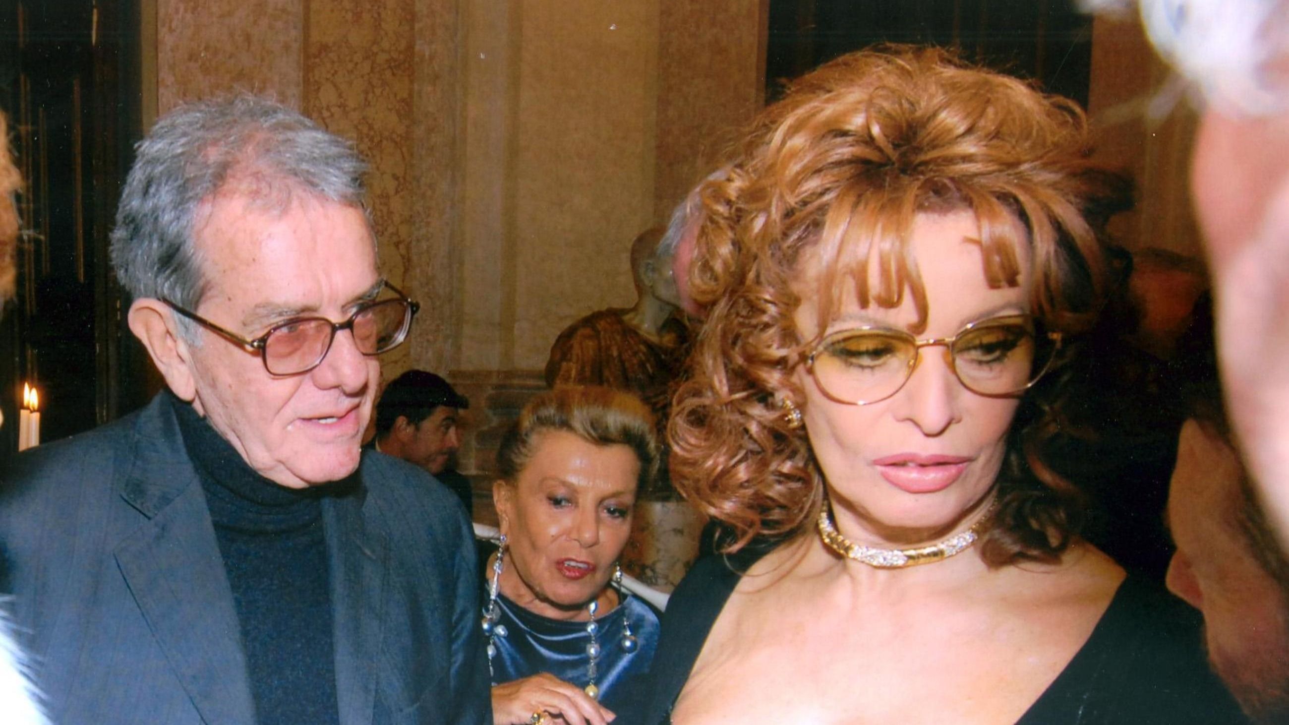 Enrico Lucherini e Sophia Loren