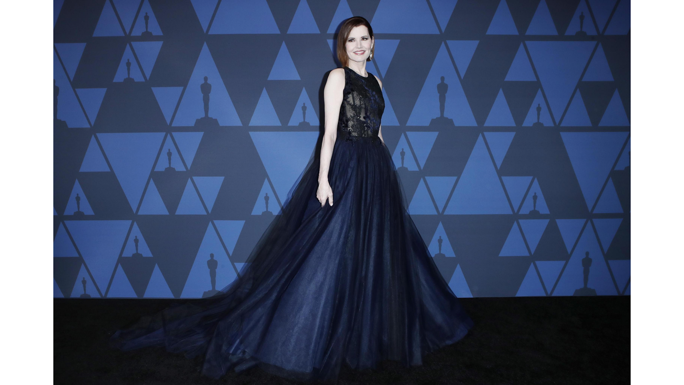 Geena Davis sul red carpet degli Oscar