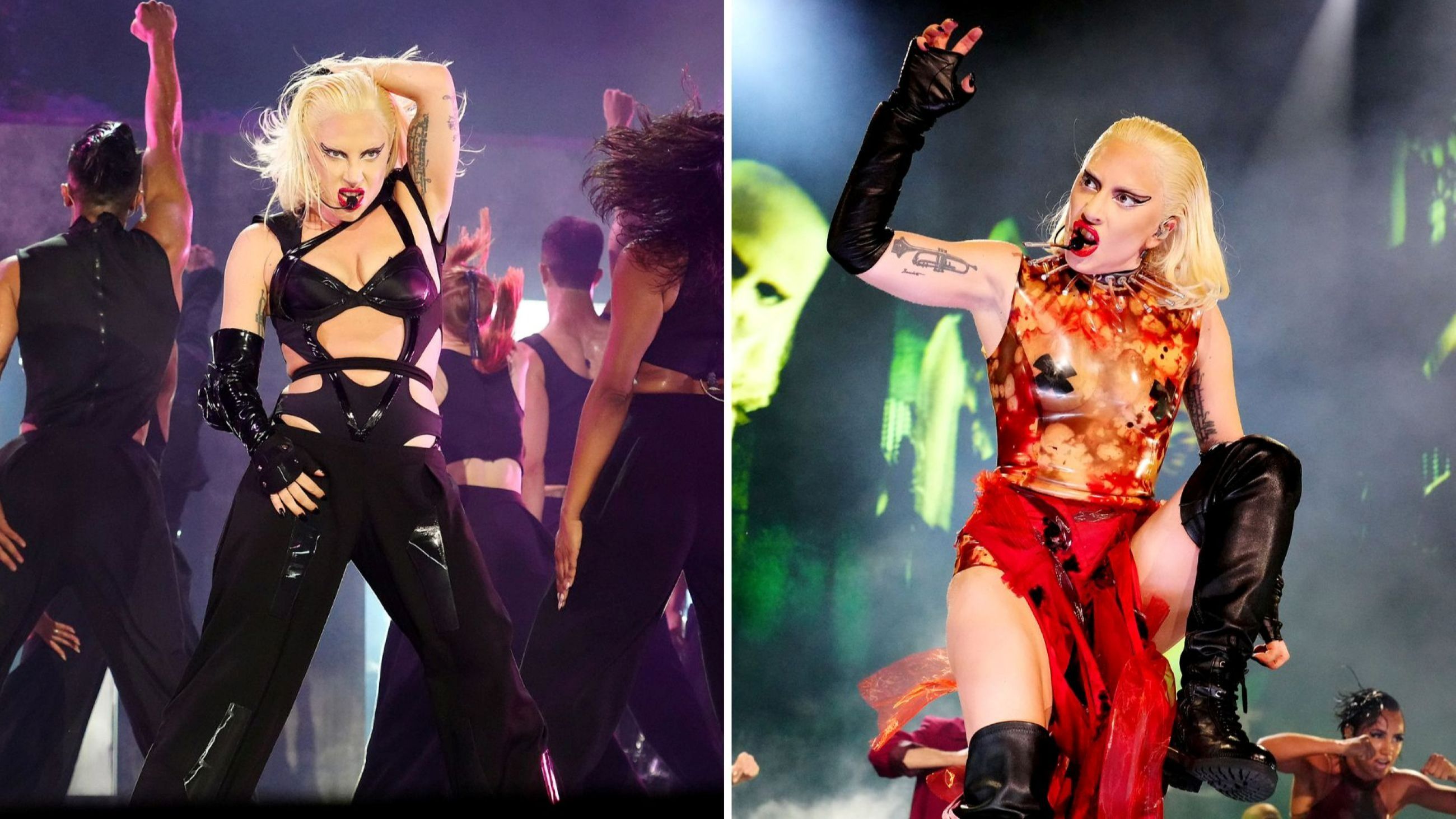 Lady Gaga si esibisce sul palco durante il “Chromatica Ball Tour” al Dodger Stadium il 10 settembre 2022 a Los Angeles, California - Credits: Getty Images