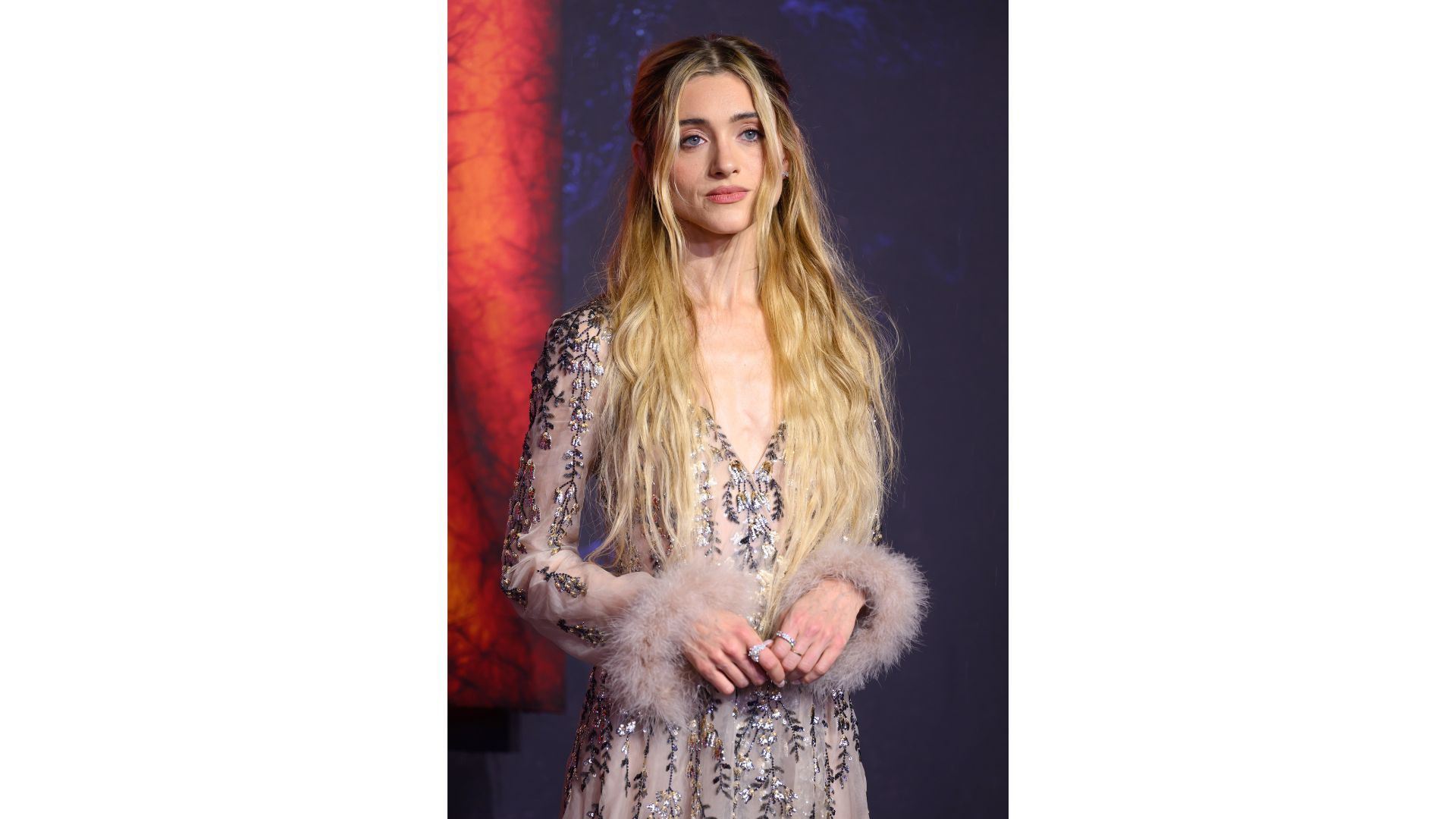 Natalia Dyer alla proiezione speciale britannica di “Stranger Things 5” - Credits Getty Images