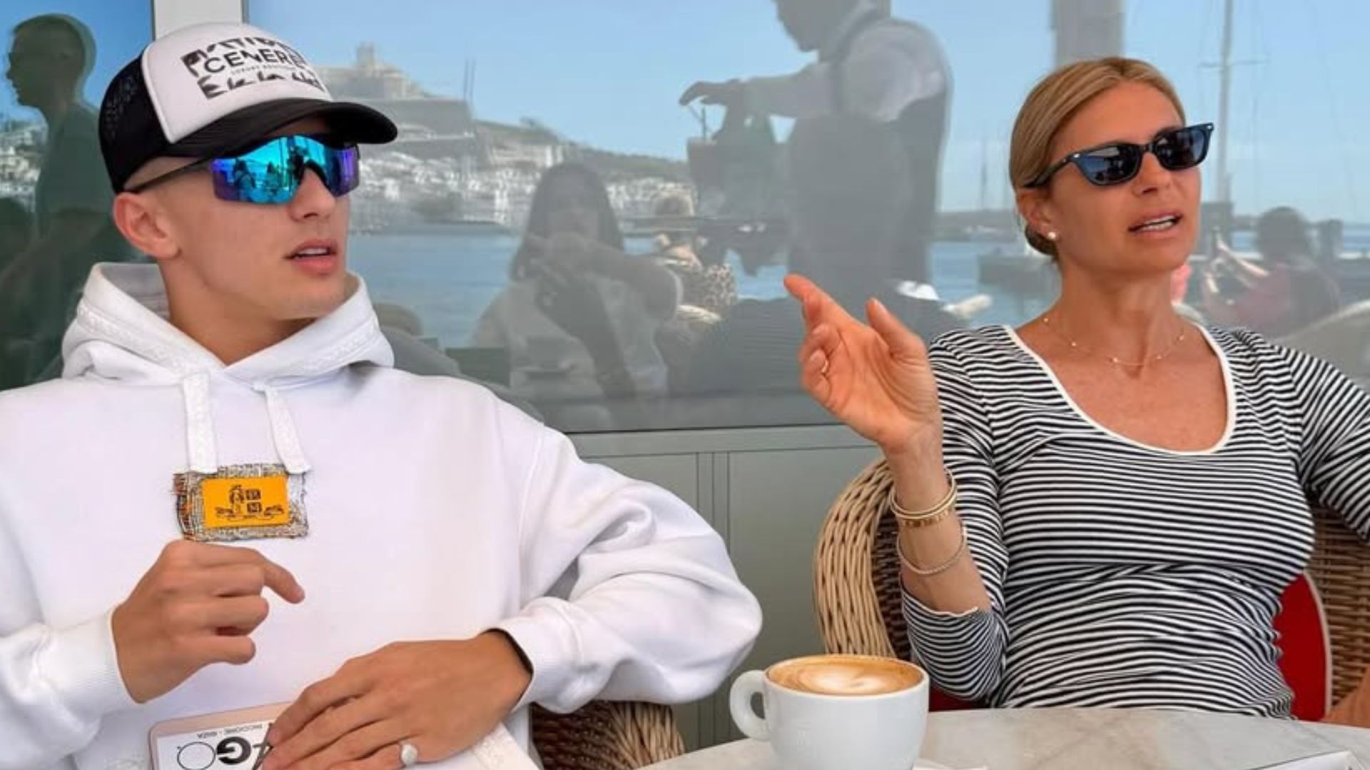 Achille Costacurta con la mamma Martina Colombari