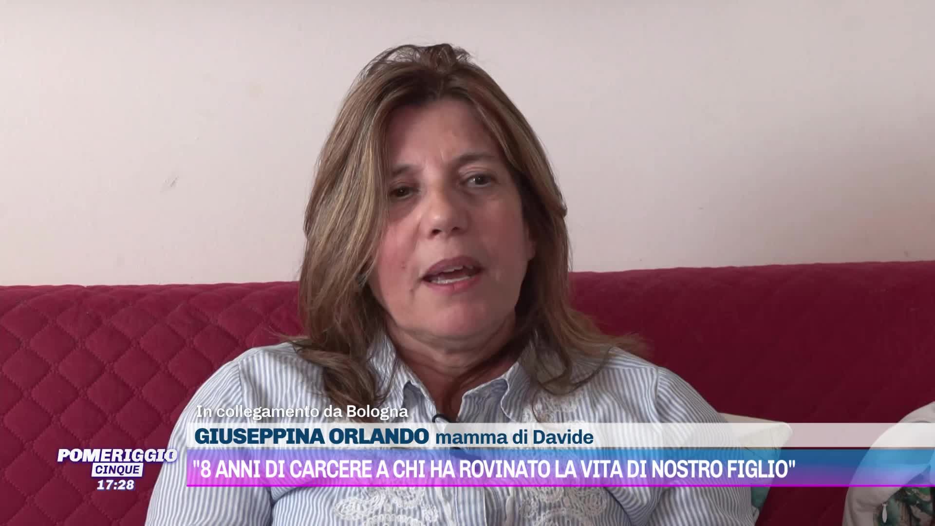 Giuseppina Orlando, madre di Davide Ferrerio