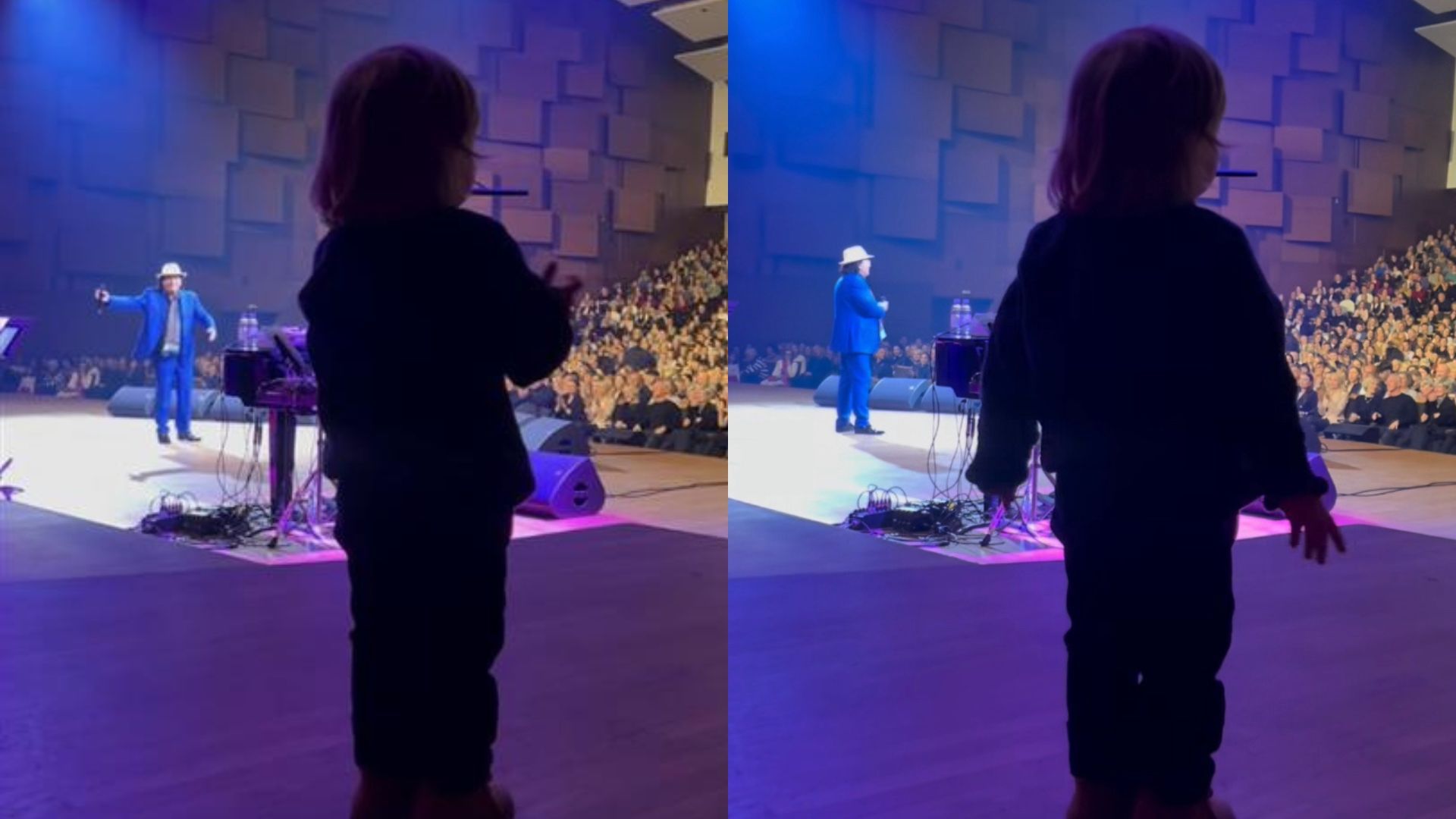 Al Bano con il nipotino