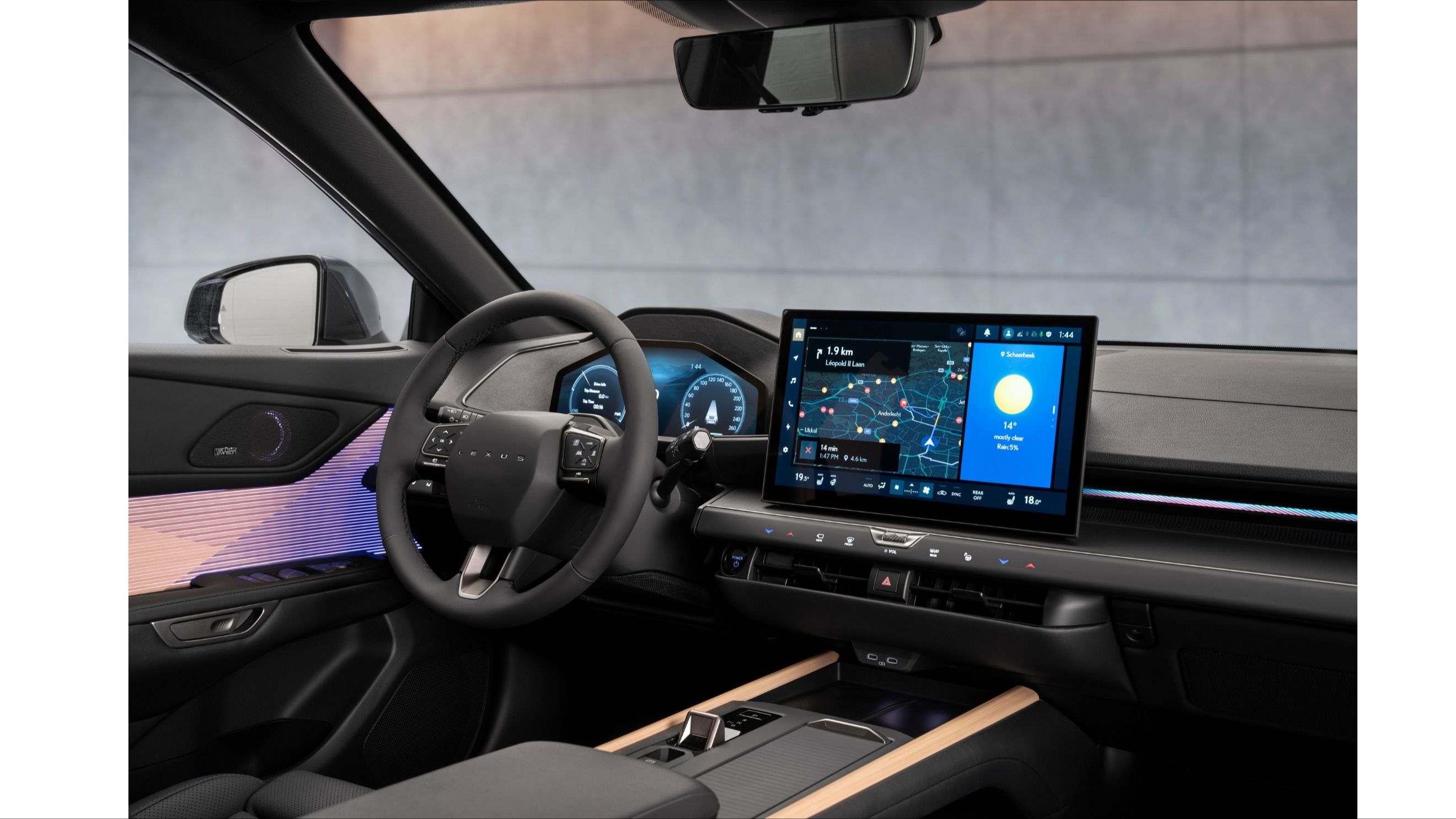 Gli interni della nuova Lexus ES: tecnologia avanzata, design essenziale e materiali ispirati alla tradizione artigianale giapponese. (Crediti: Lexus Italia) 