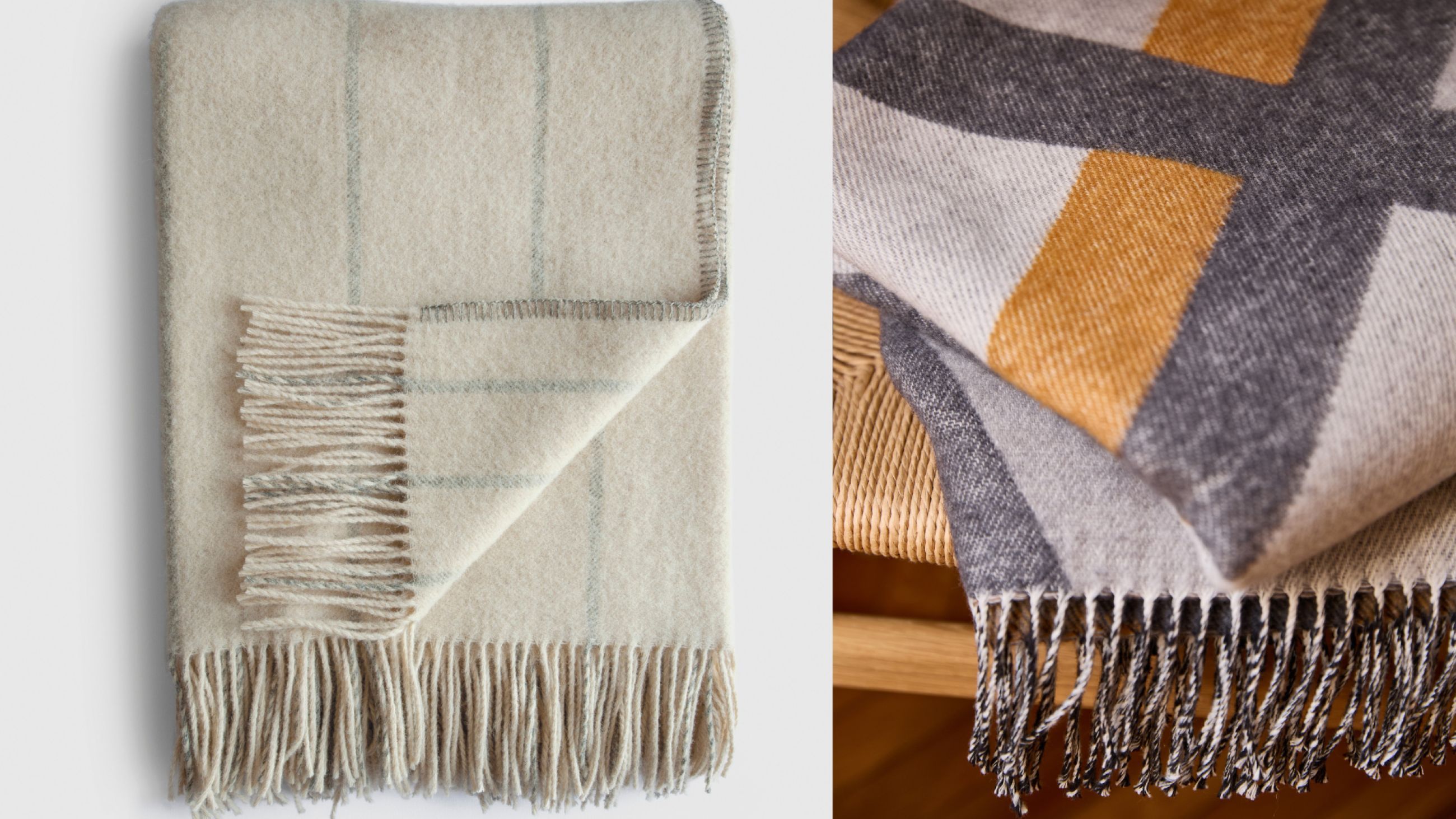 A sinistra: Alpagota di Bolzan - Courtesy Bolzan; a destra: City di Lanerossi - Courtesy Lanerossi 