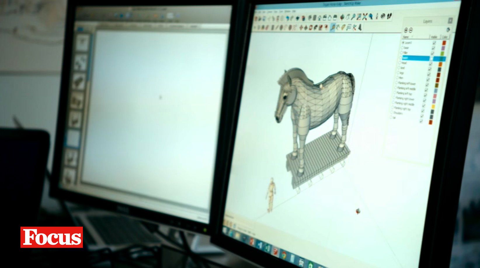 Ricostruzione del cavallo di Troia