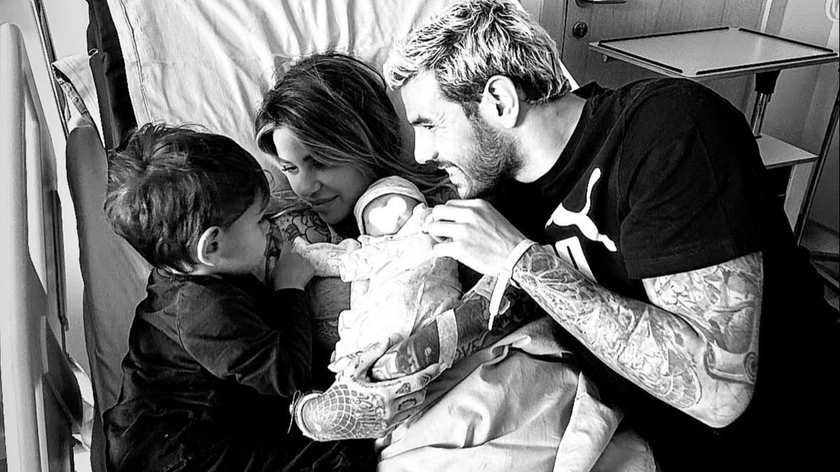 Zoe Cristofoli e Theo Hernandez, lo scatto di famiglia (Instagram_@zoe_cristofoli)