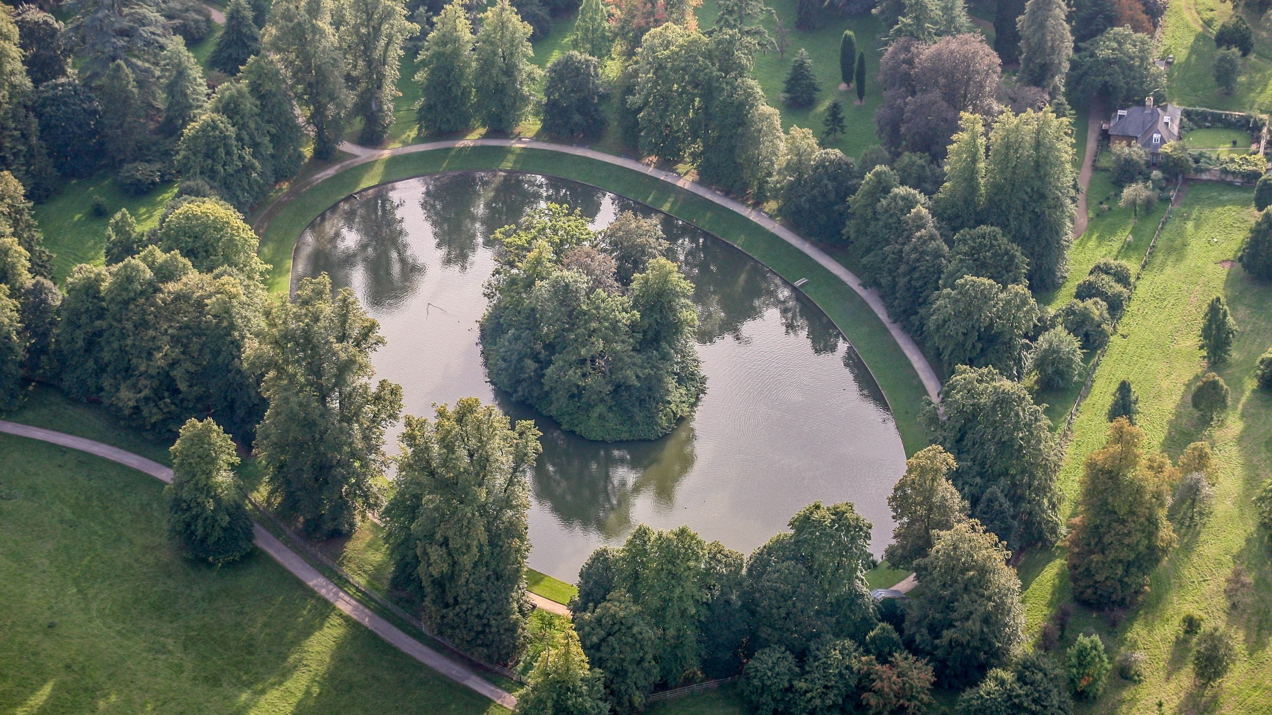 Una veduta aerea del luogo di sepoltura di Diana - Credits Getty Images 